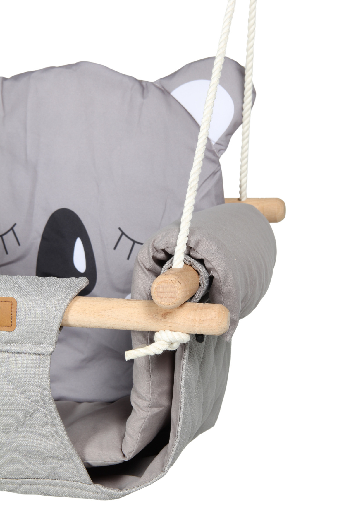 Kiwi Figürlü Ahşap Salıncak, Minderli, Bebek Salıncak, Ev Tipi Salıncak, Bahçe Çocuk Salıncak fotoğrafı 4 (önizleme)