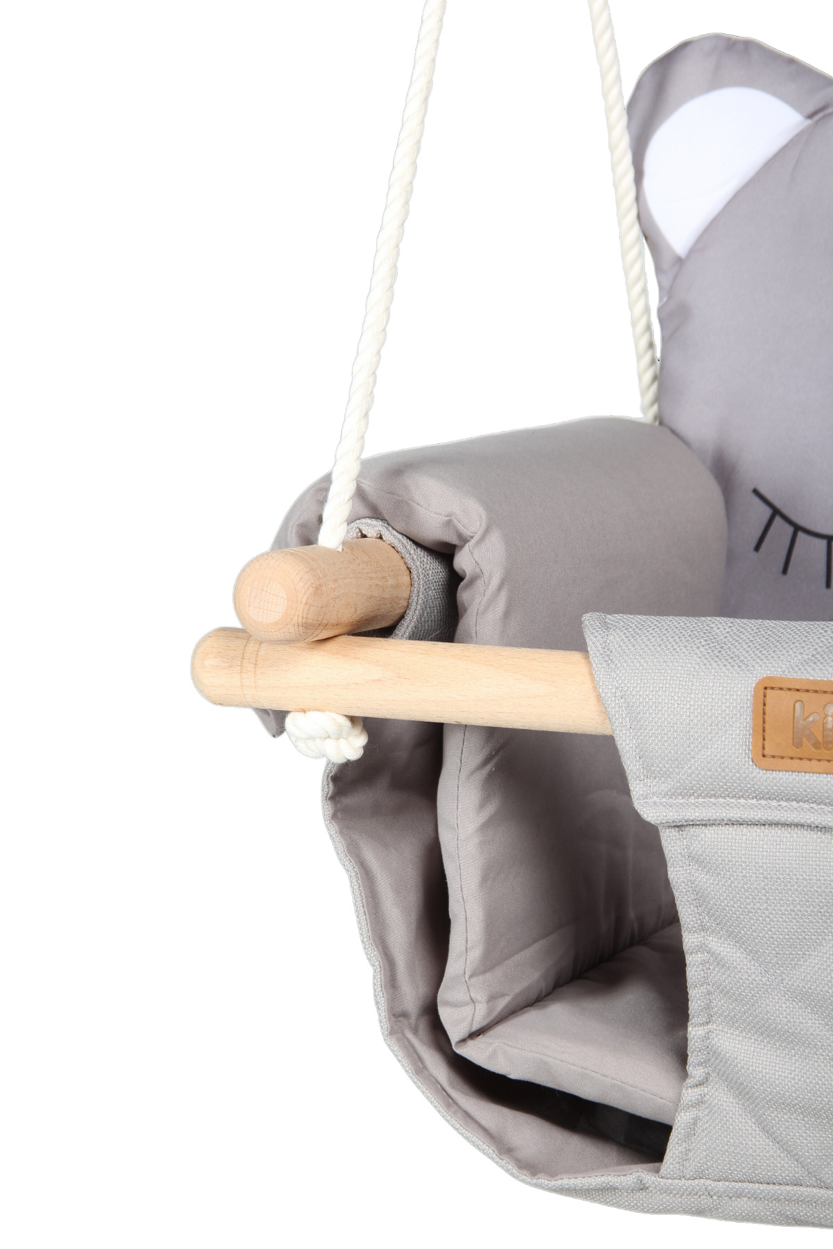 Kiwi Figürlü Ahşap Salıncak, Minderli, Bebek Salıncak, Ev Tipi Salıncak, Bahçe Çocuk Salıncak fotoğrafı 3 (önizleme)