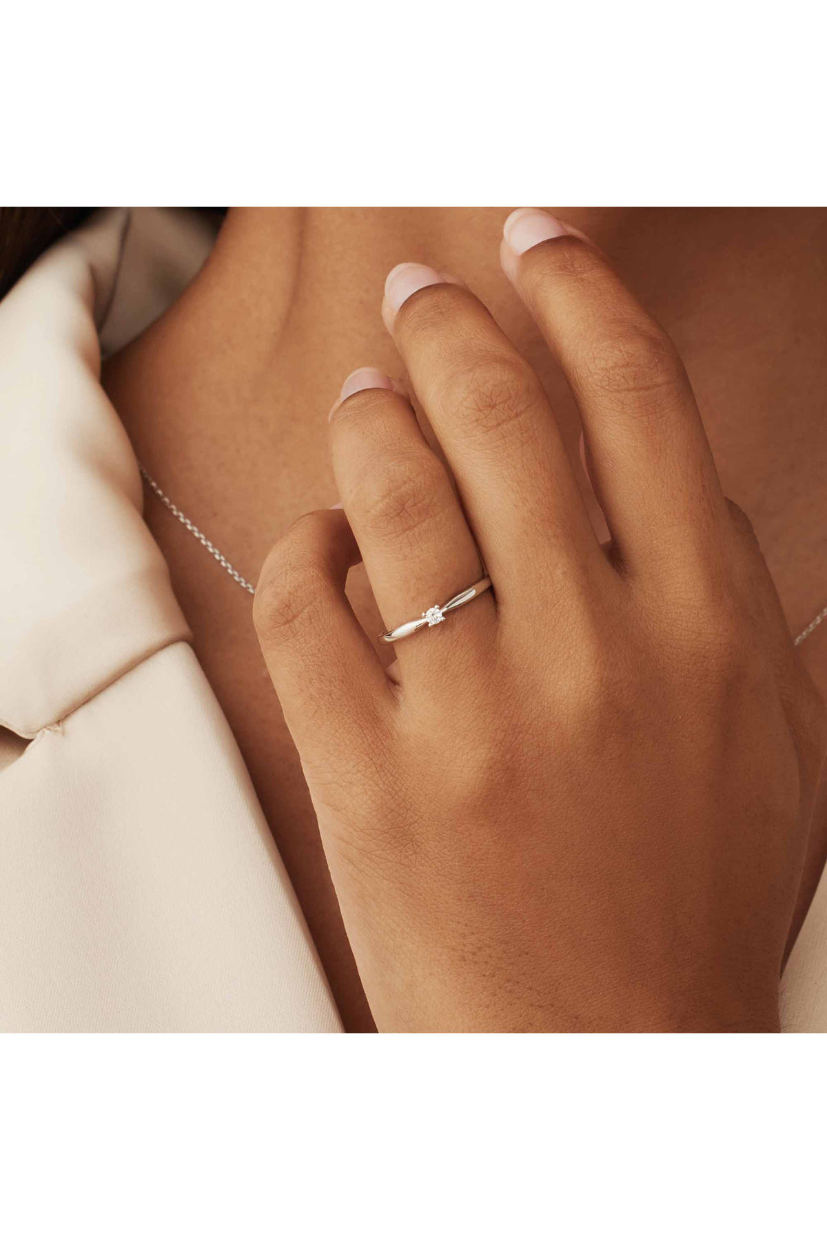 Isabel Bernard-Isabel Bernard De la Paix 14 Karat Ring, Verlobungsring 52 3