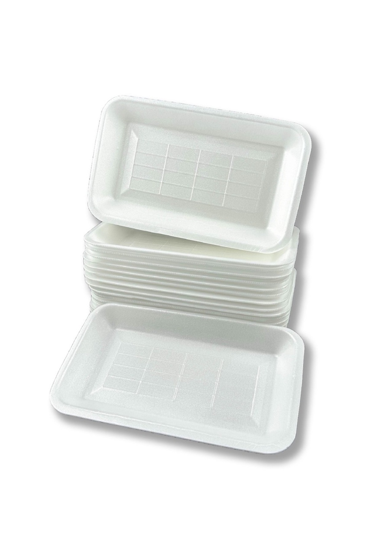 Home-1000Gr Foam Plate - Butcher Container Meat Plate 50 Pieces 2