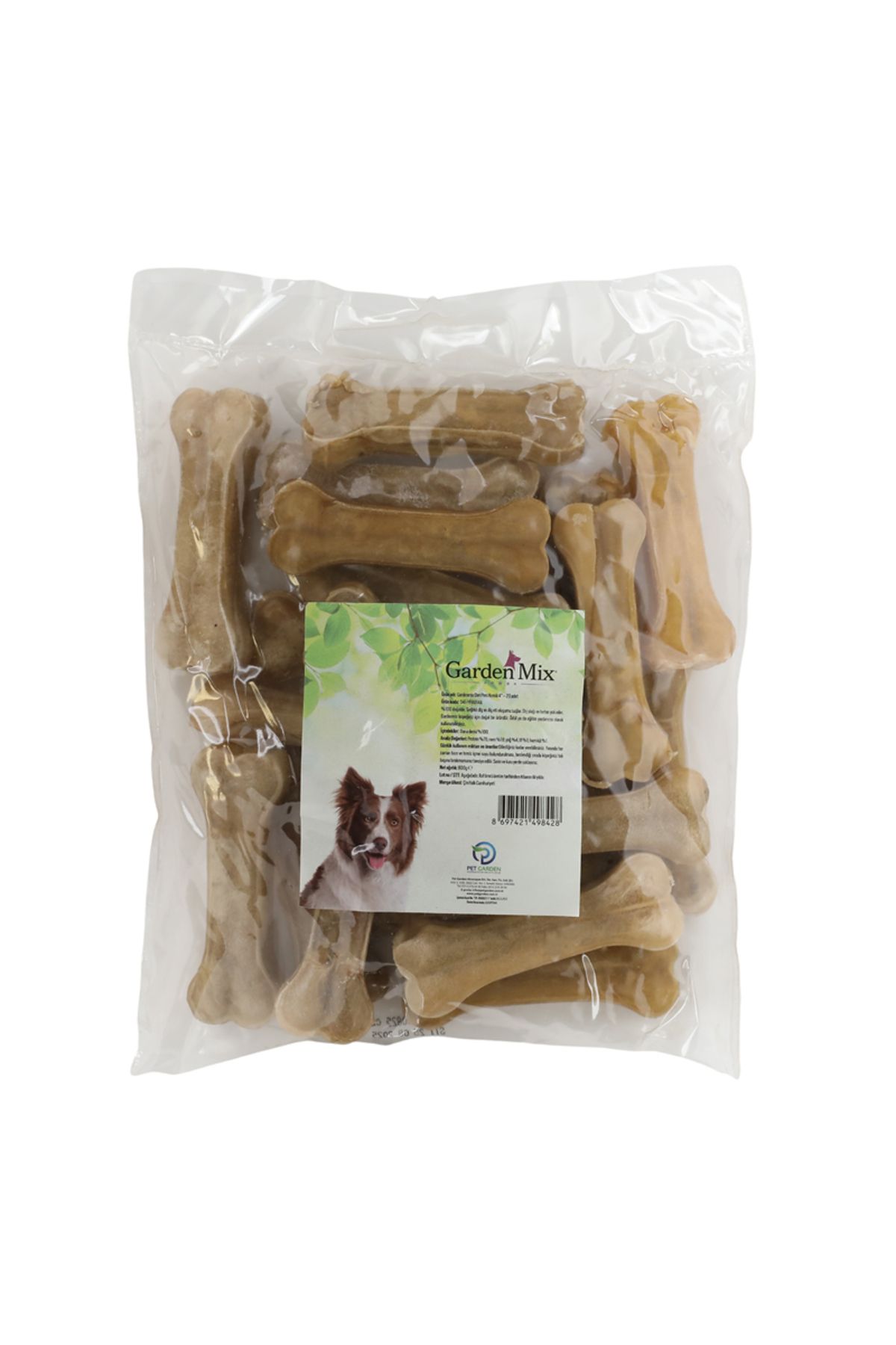 Gardenmix Deri Pres Kemik10cm 40-45 G. 20 Li Paket GLSTD