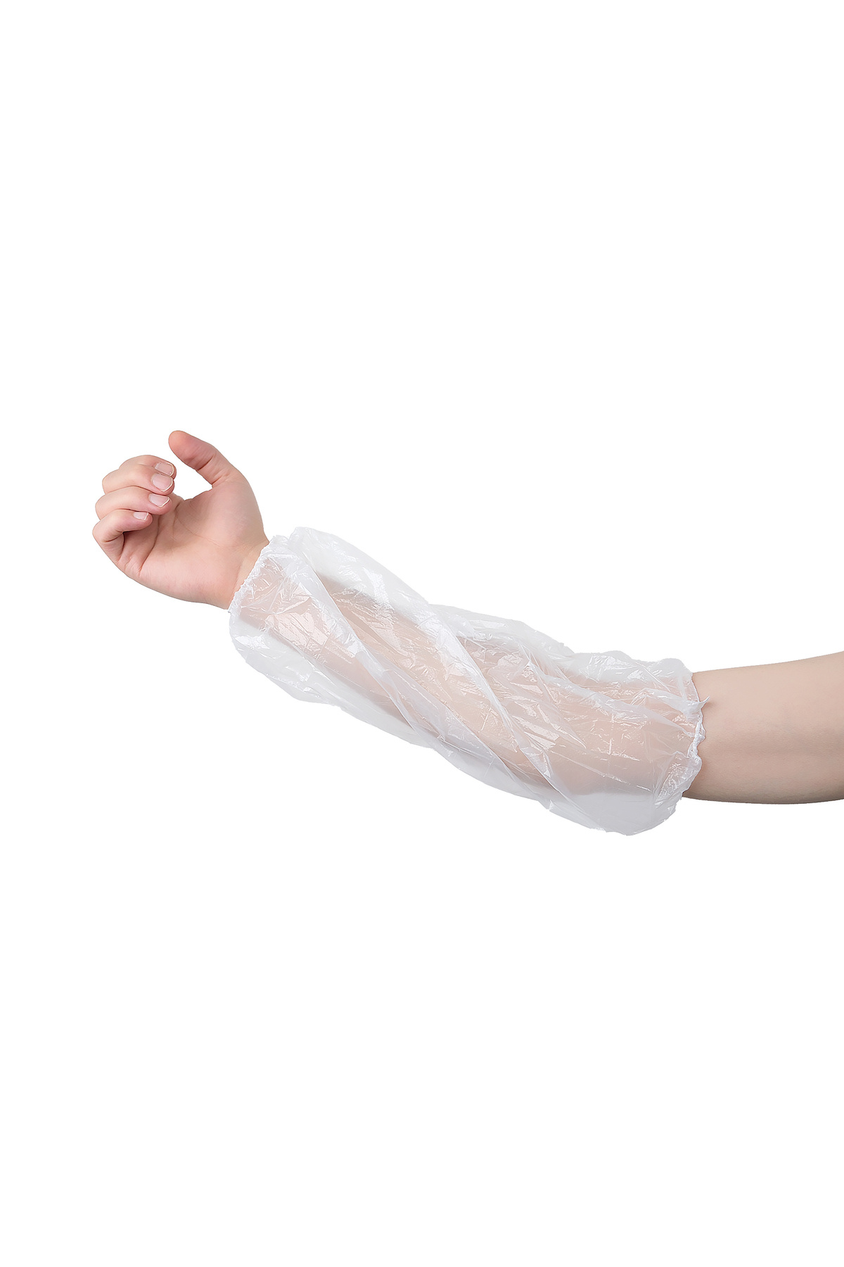 Genel Markalar Kolluk 40cm Naylon Tek Kullanım 100'lü Beyaz 1 Paket