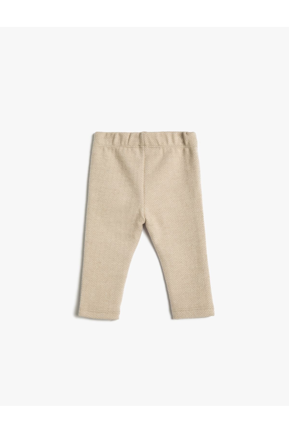 Koton-Tights Button Detailed Soft Textured Elastic Waist 2