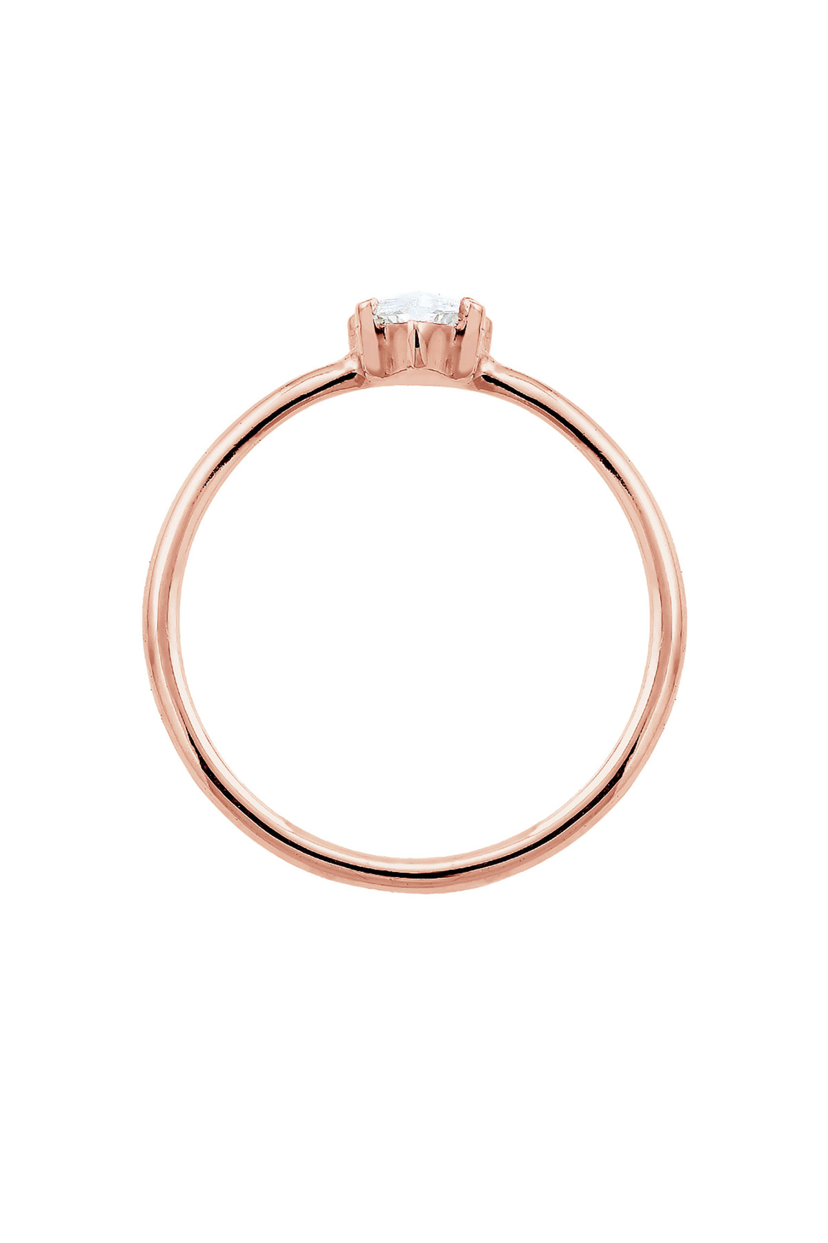 ELLI-Ring Marquise Zirkonia Minimal 925 Sterling Silber 3