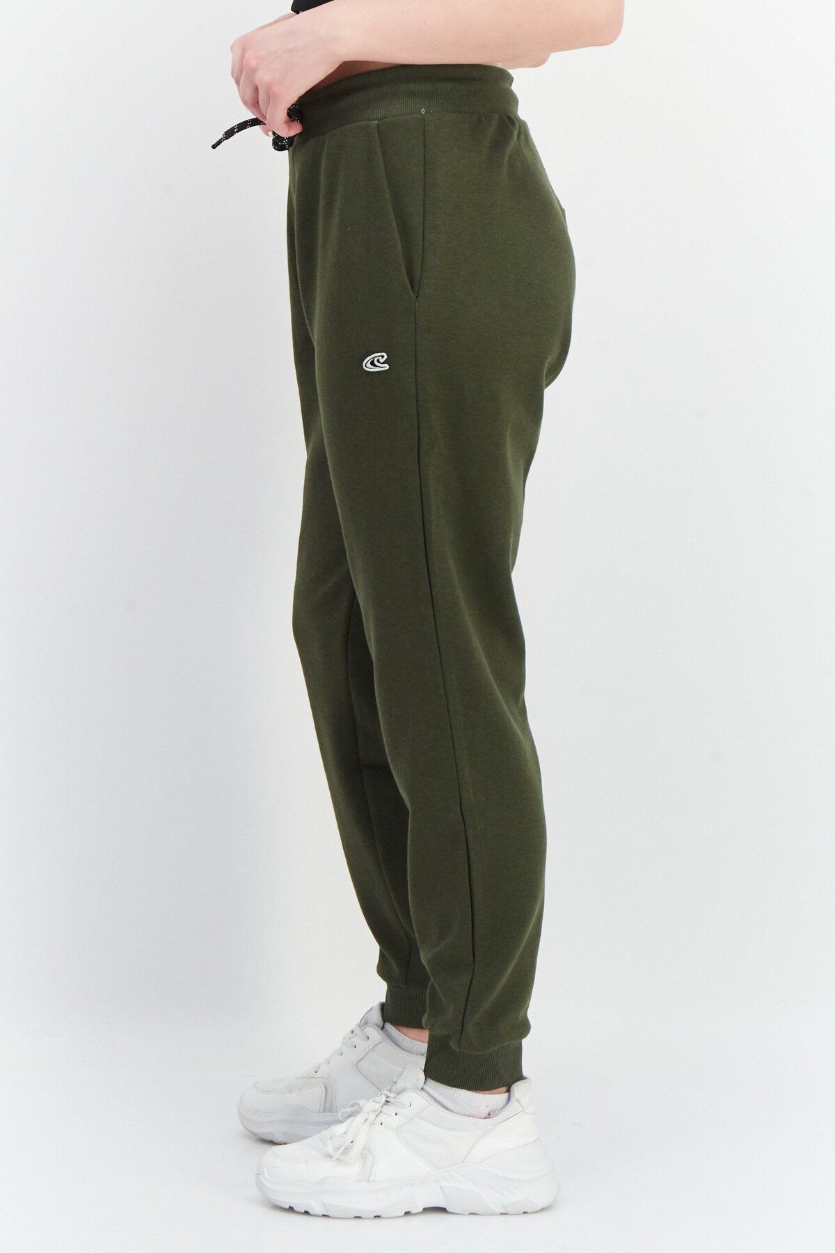 O'Neill-Women  Regular Fit Brand Logo Drawstring Sweatpants, Army Green 3