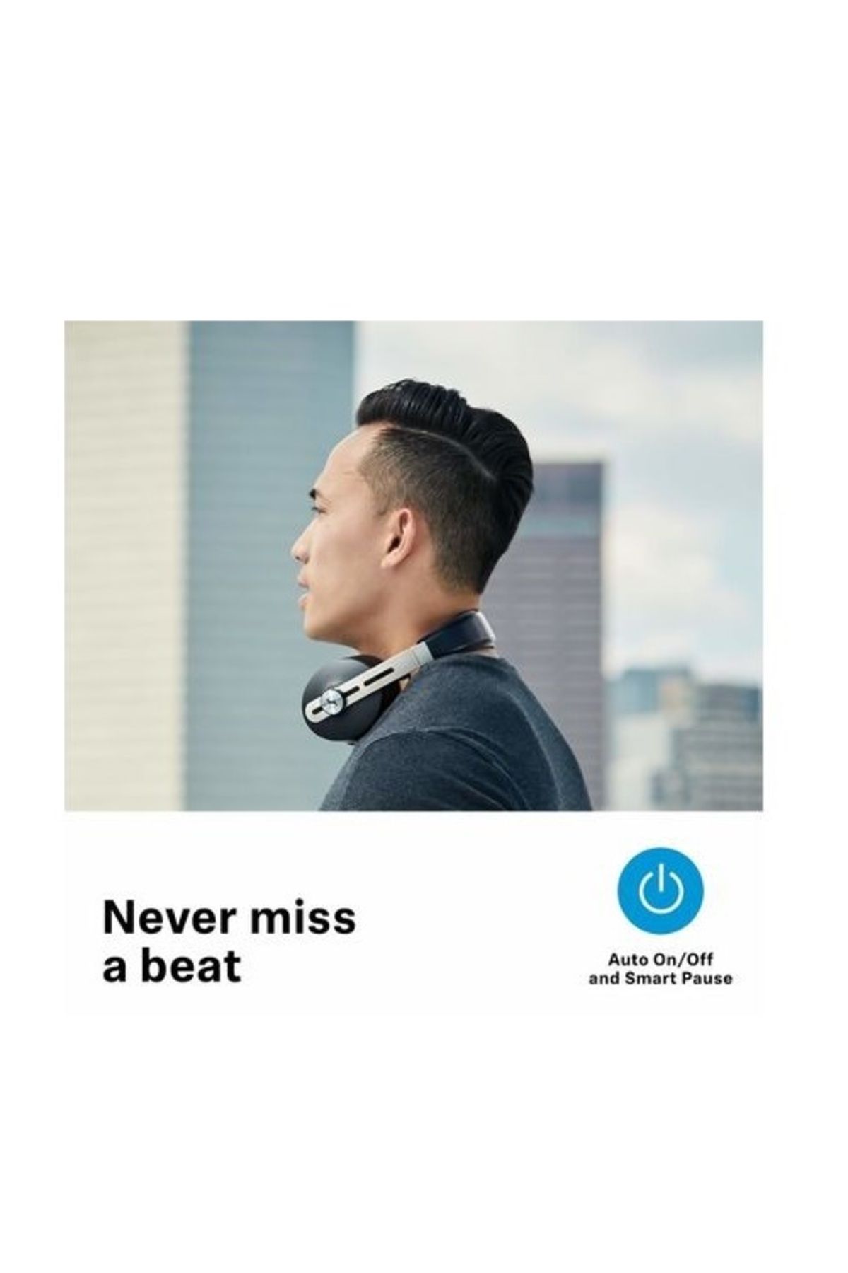 Sennheiser-Momentum 3.0 | Black Color | Wireless Bluetooth Headphone | SH-MOMENTUM-3-BLK 4