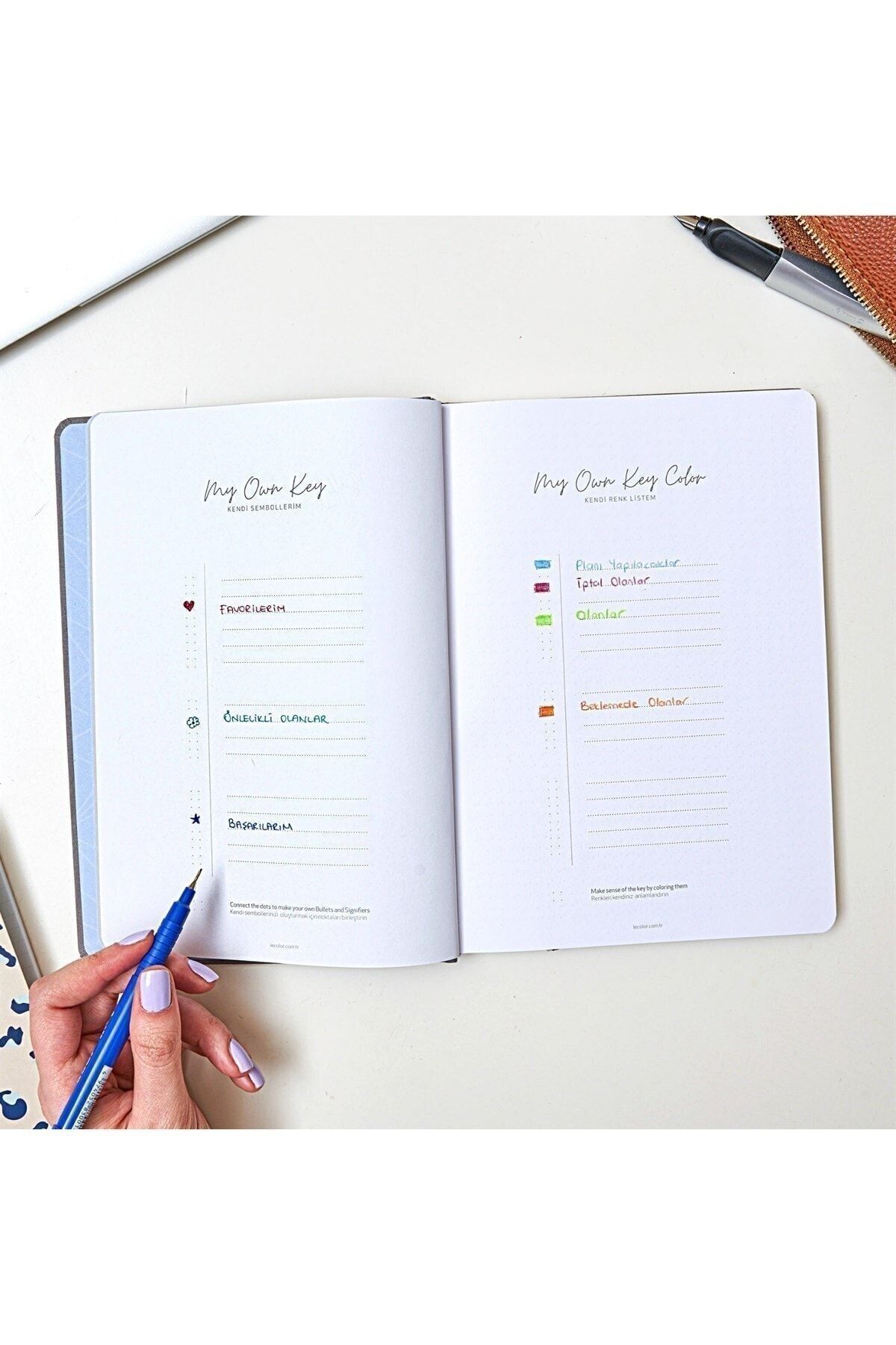 Le Color-17X24 Linen Pointed - Koala Model Bullet Journal Notebook 5