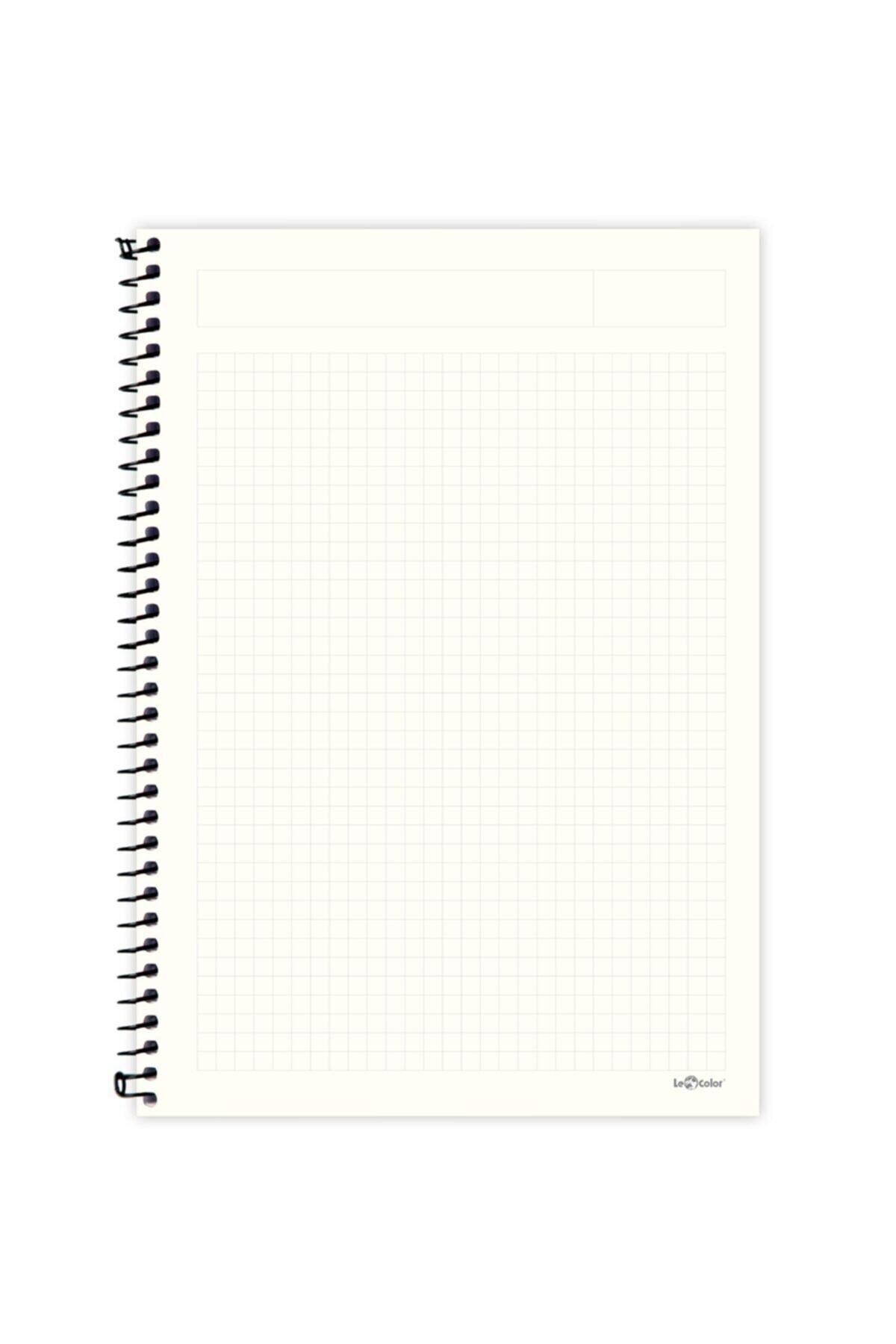 Le Color-School Notebook 17x24 Hard Kp Checked 200sy Eco Kraft 2