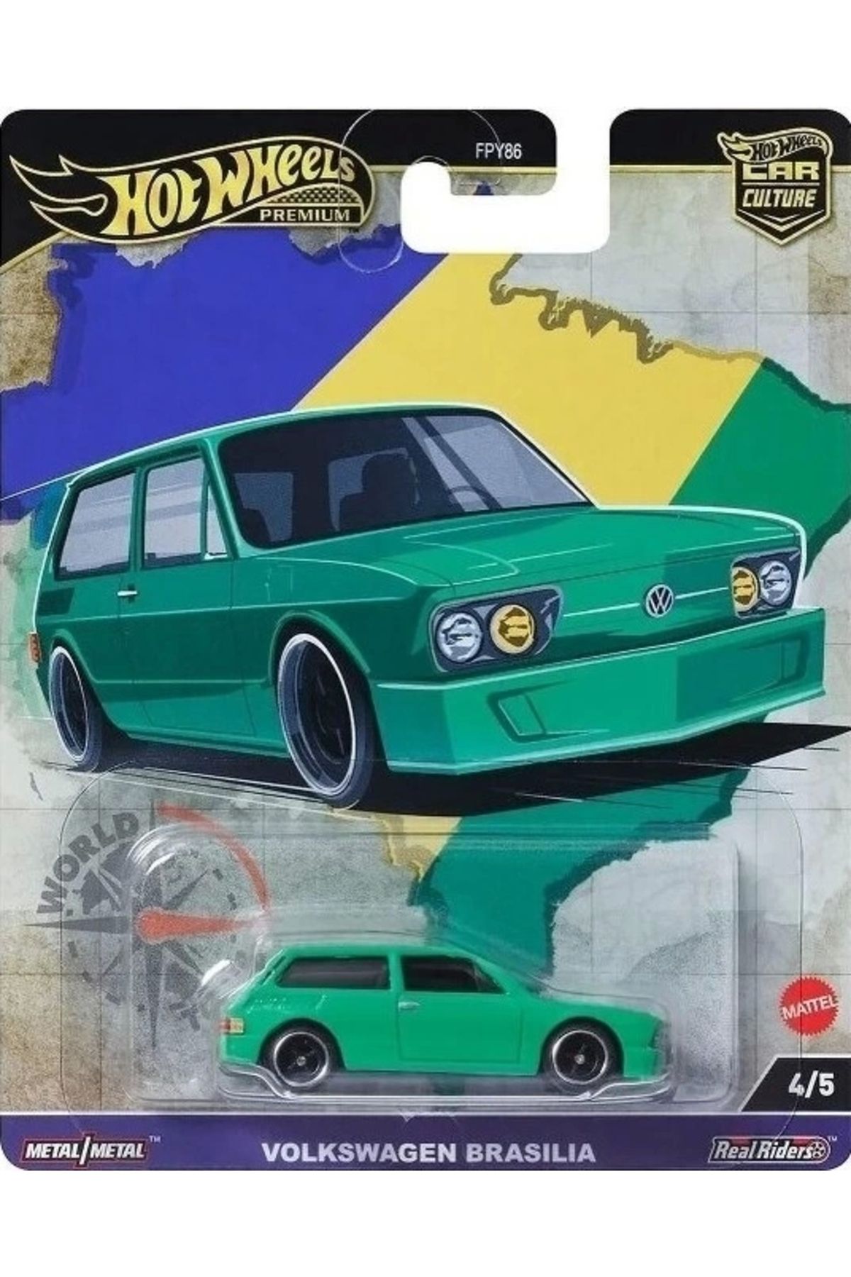 Hotwhells Hot Wheels Car Culture World Tour Volkswagen Brasilia