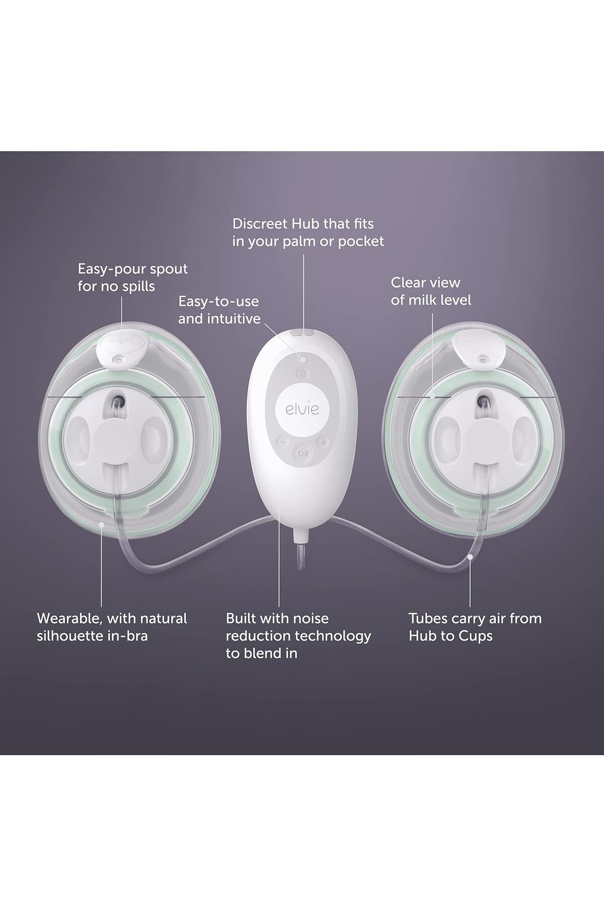 Elvie-Stride Double Wearable Electric Breast Pump - Hospital-Grade Hands-Free Electric Breast Pump 5