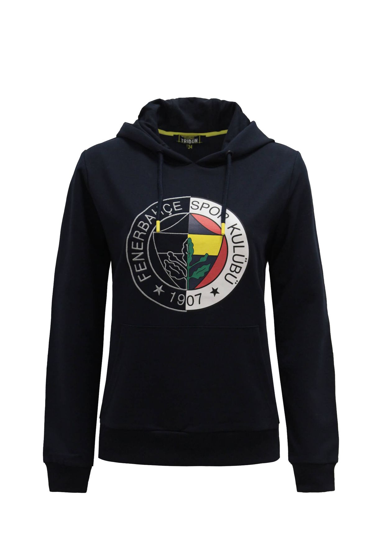 Fenerium-Fenerbahce Damen Tribune Stickerei Logo Sweatshirt Marineblau 1