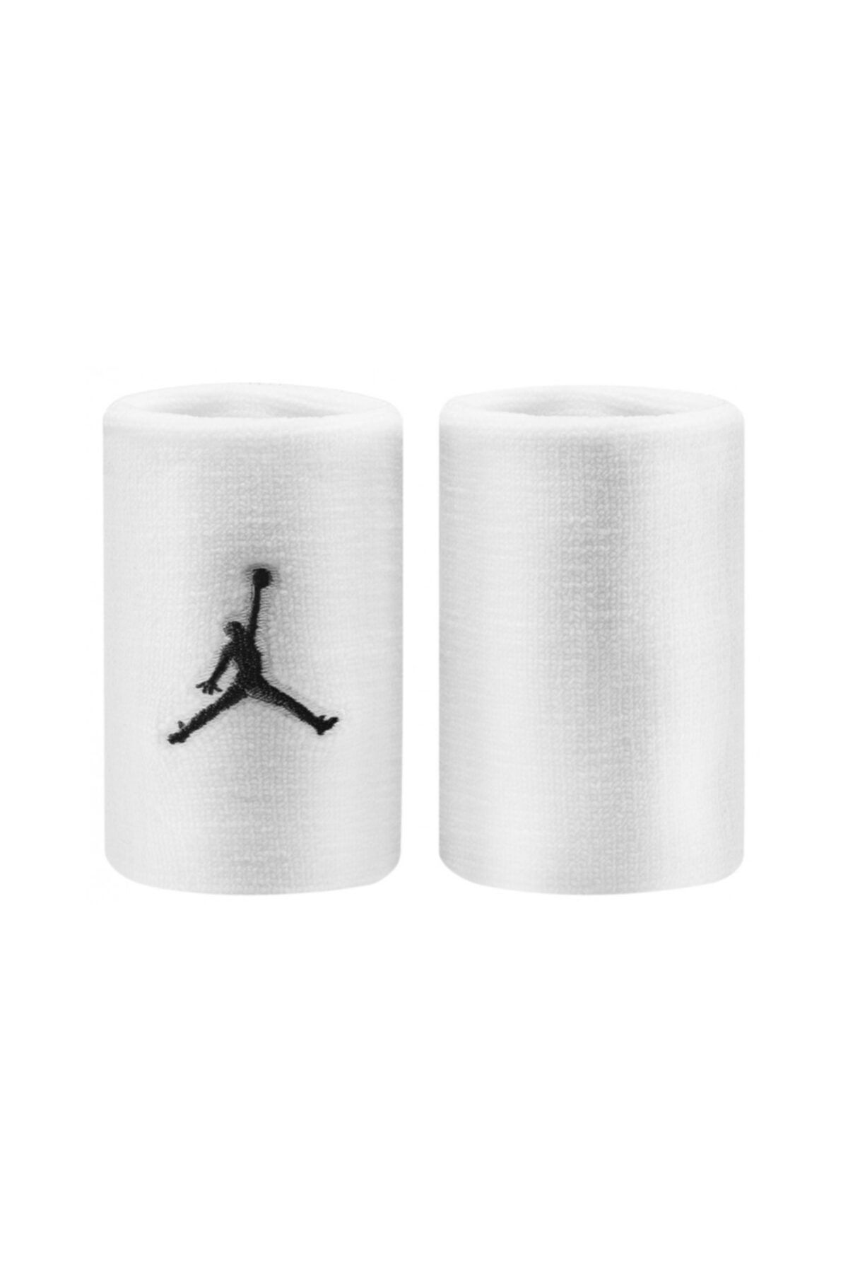 Nike Unisex Bas Bandı Bileklik - Kol Bandı - Jordan Jumpman Wristbands White/black - J.kn.01.101.os