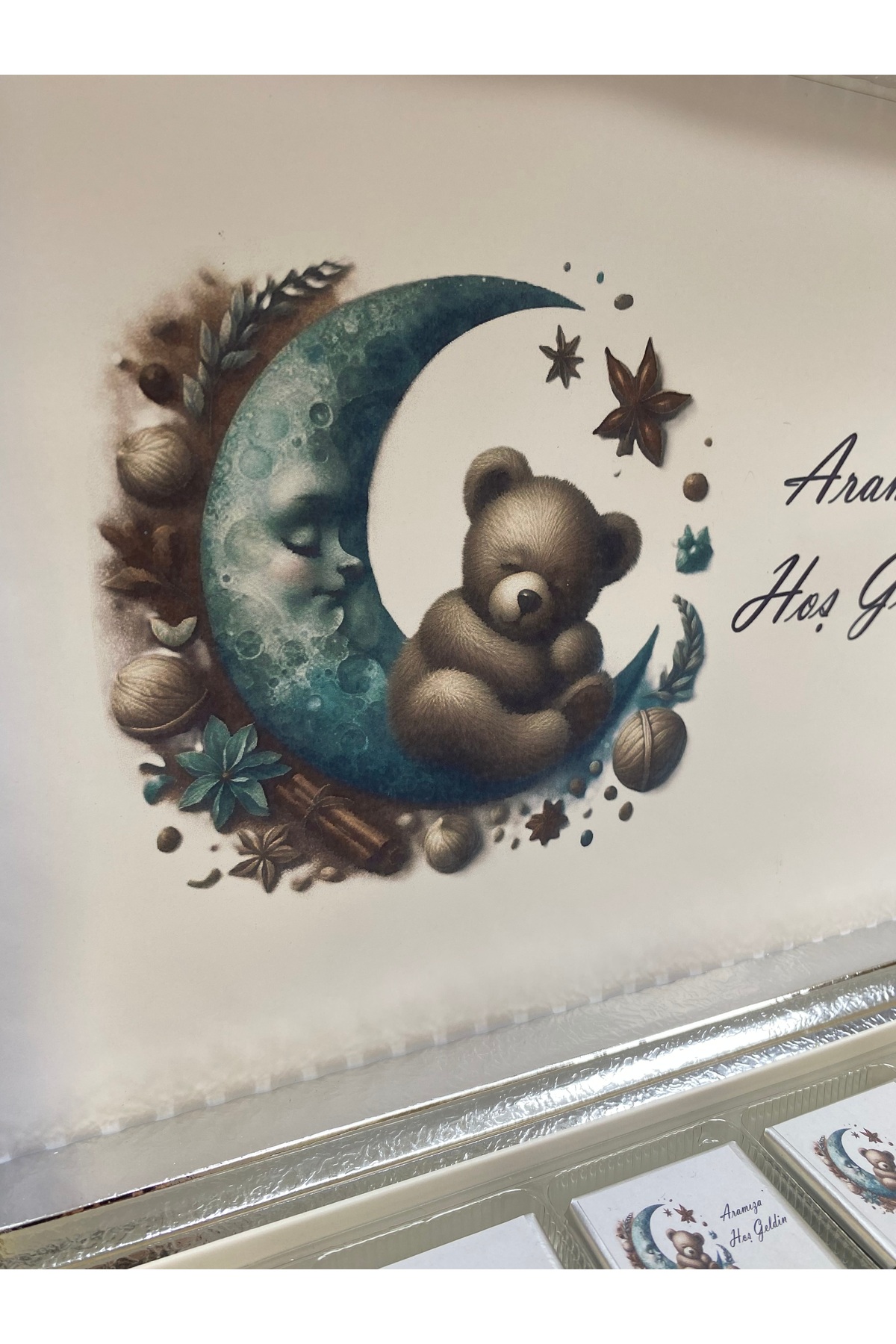 altıniz gıda NEW!!(ELİTÇİKOLATA) Isme Özel AYICIK Erkek Bebek Çikolatası Dogum-yaş Günü-hediyelik Çikolata 72Lİ fotoğrafı 4 (önizleme)