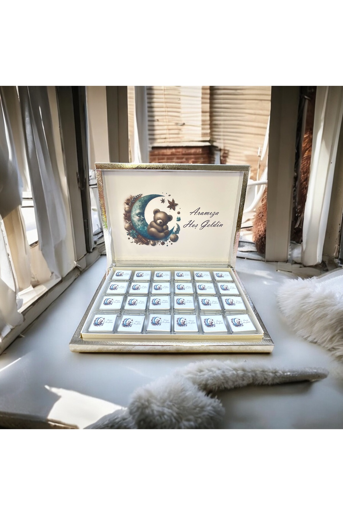 altıniz gıda NEW!!(ELİTÇİKOLATA) Isme Özel AYICIK Erkek Bebek Çikolatası Dogum-yaş Günü-hediyelik Çikolata 72Lİ fotoğrafı 2 (önizleme)