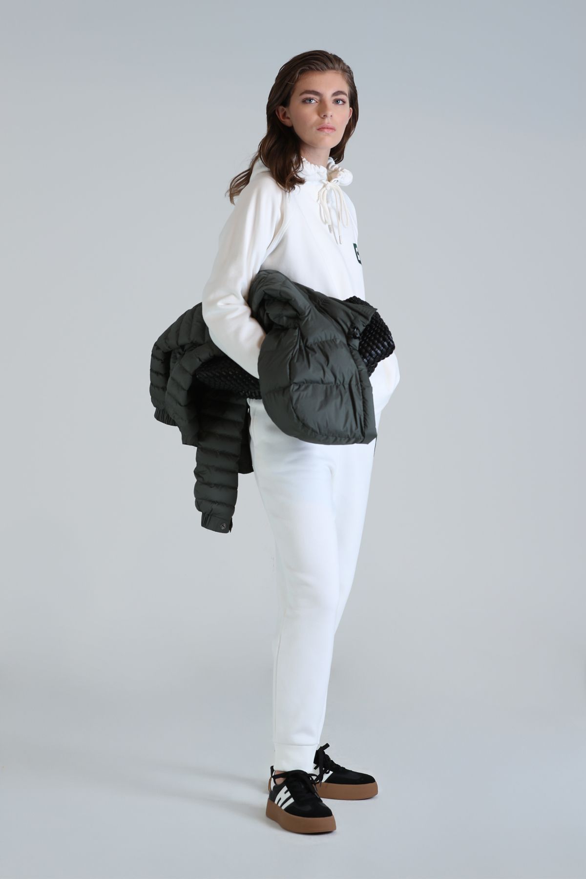 Lufian-Trening de damă Nice Knitted Off-White 4