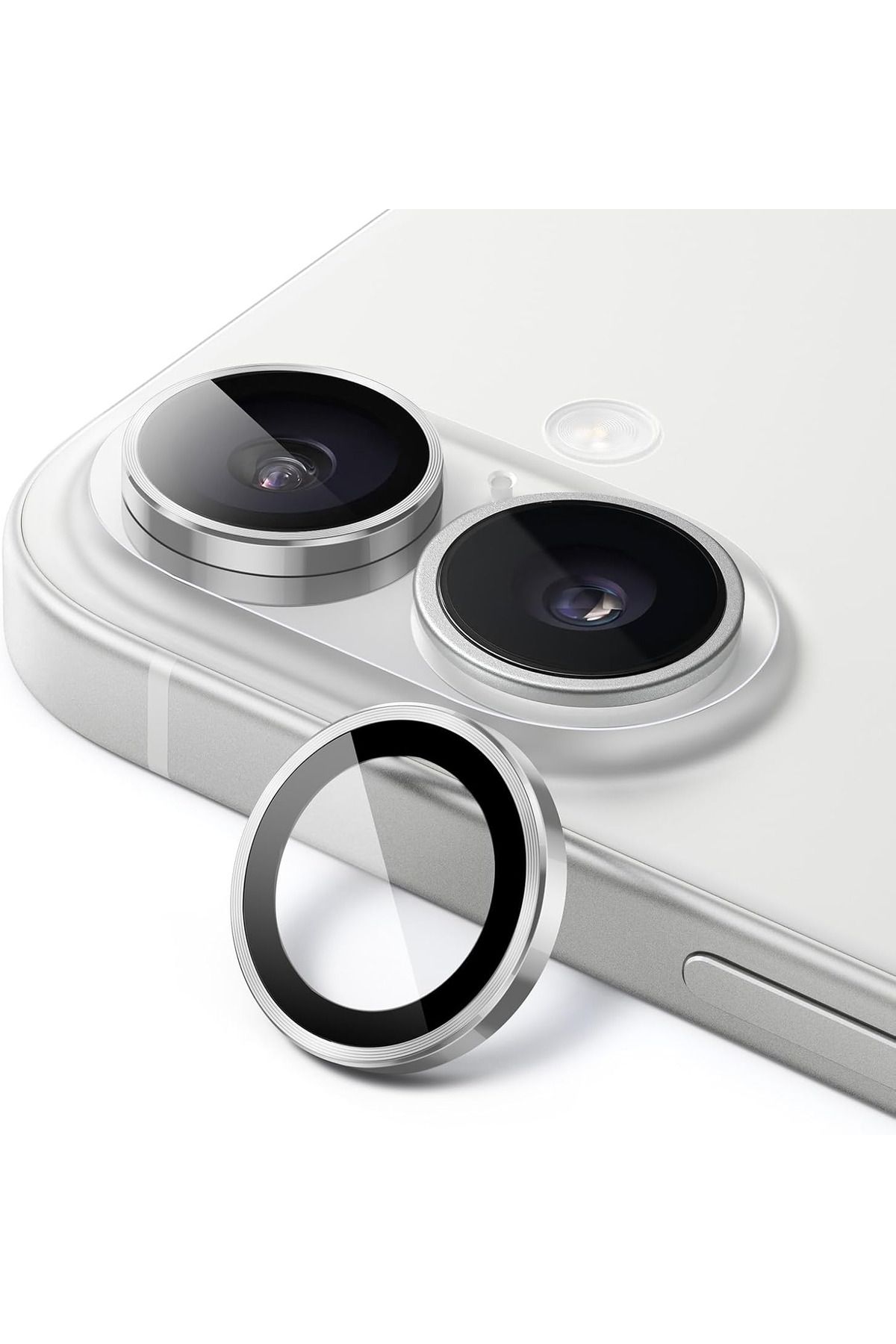 apple iphone 16 iphone 16 protection de verre avec protection des lentilles couleur caméra de sécurité