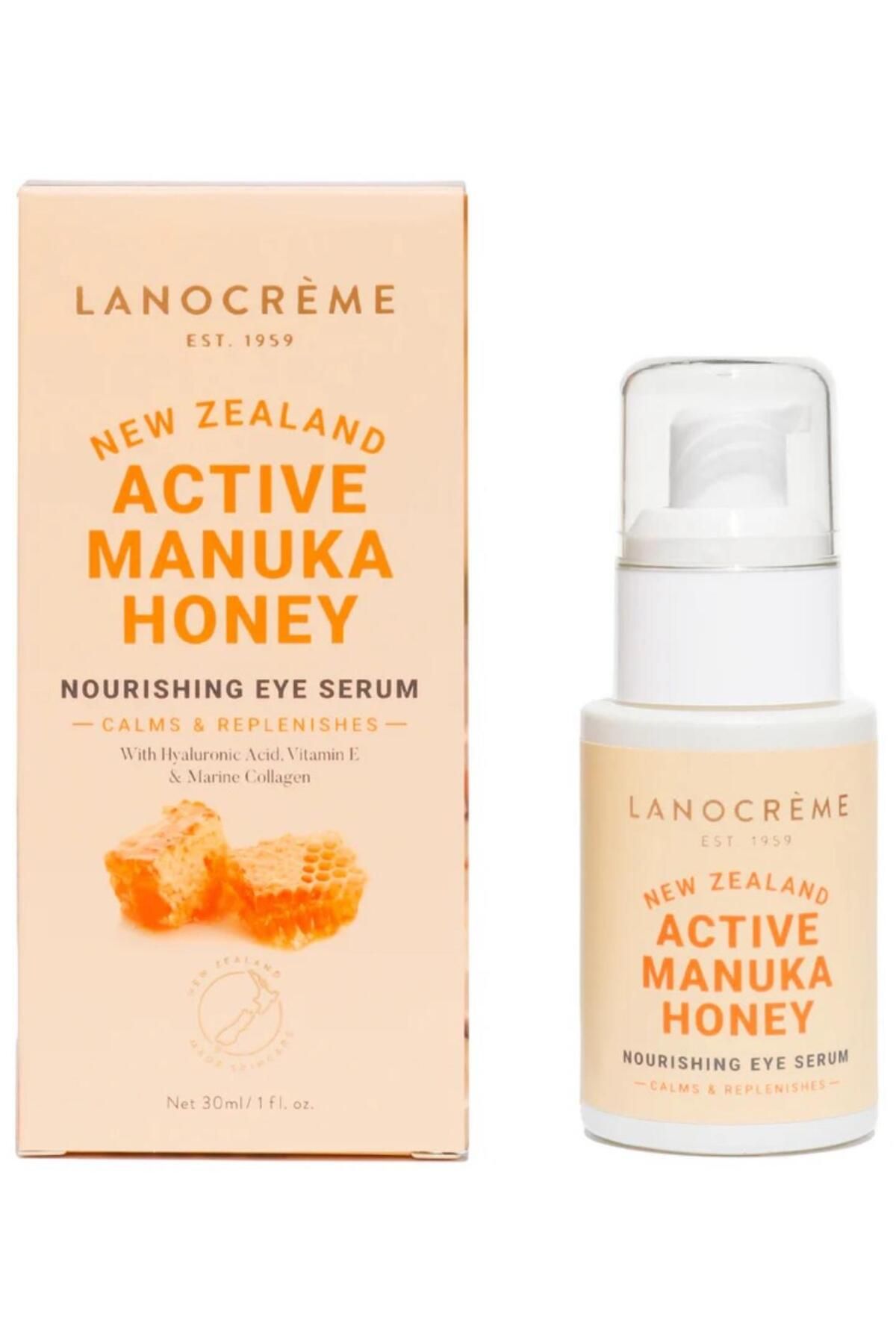 LANOCREME New Zealand Active Manuka Honey Manuka Balı Besleyici Göz Serumu 30ml.