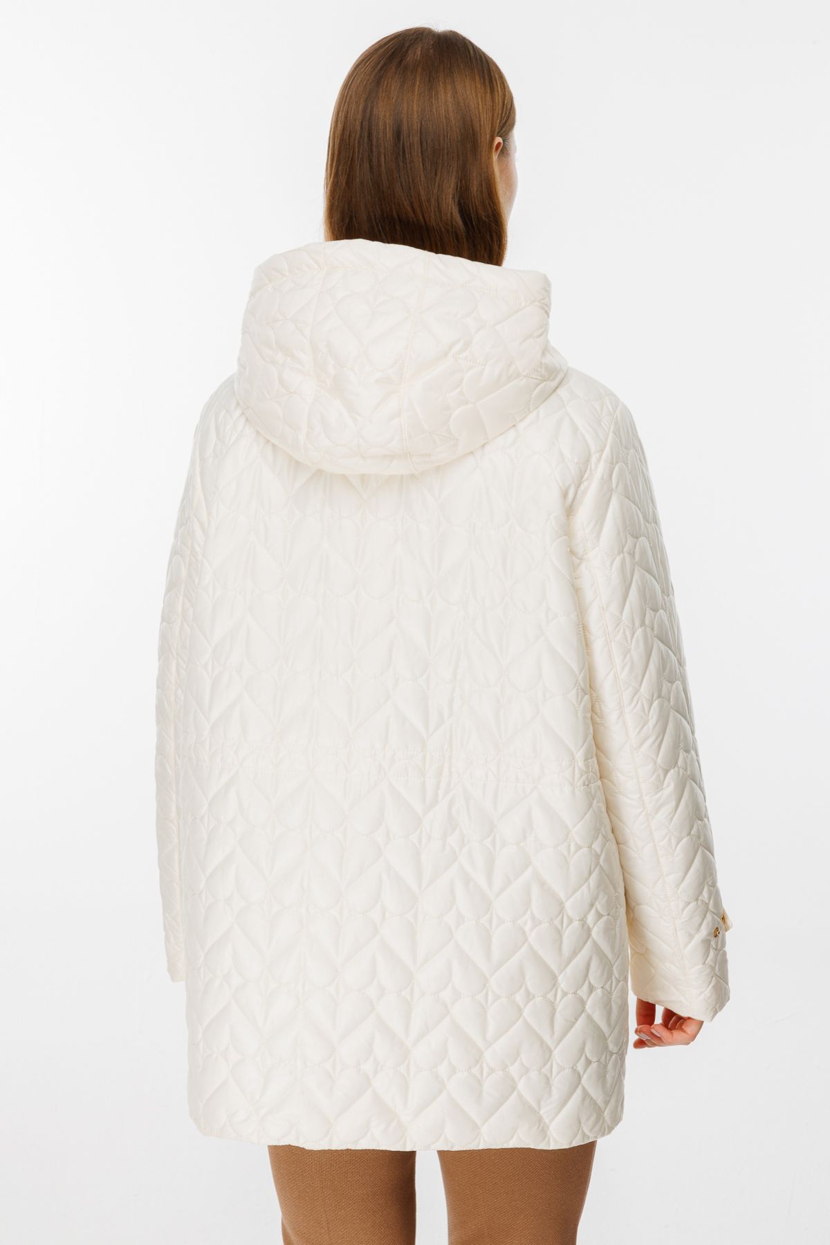 Ekol-Quilted Coat with Cover Pockets 6