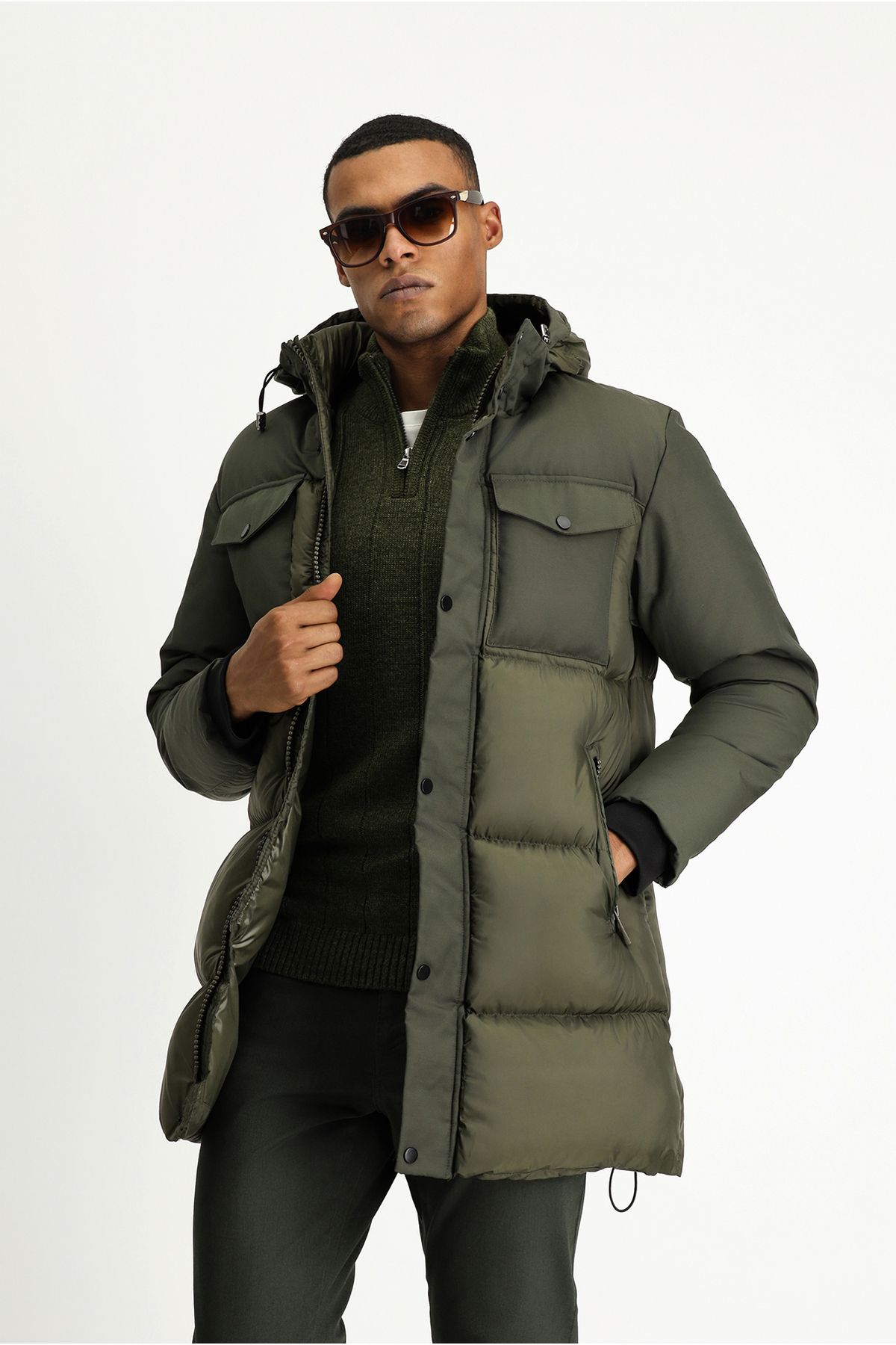 Kiğılı-Hooded Sports Puffer Coat 2