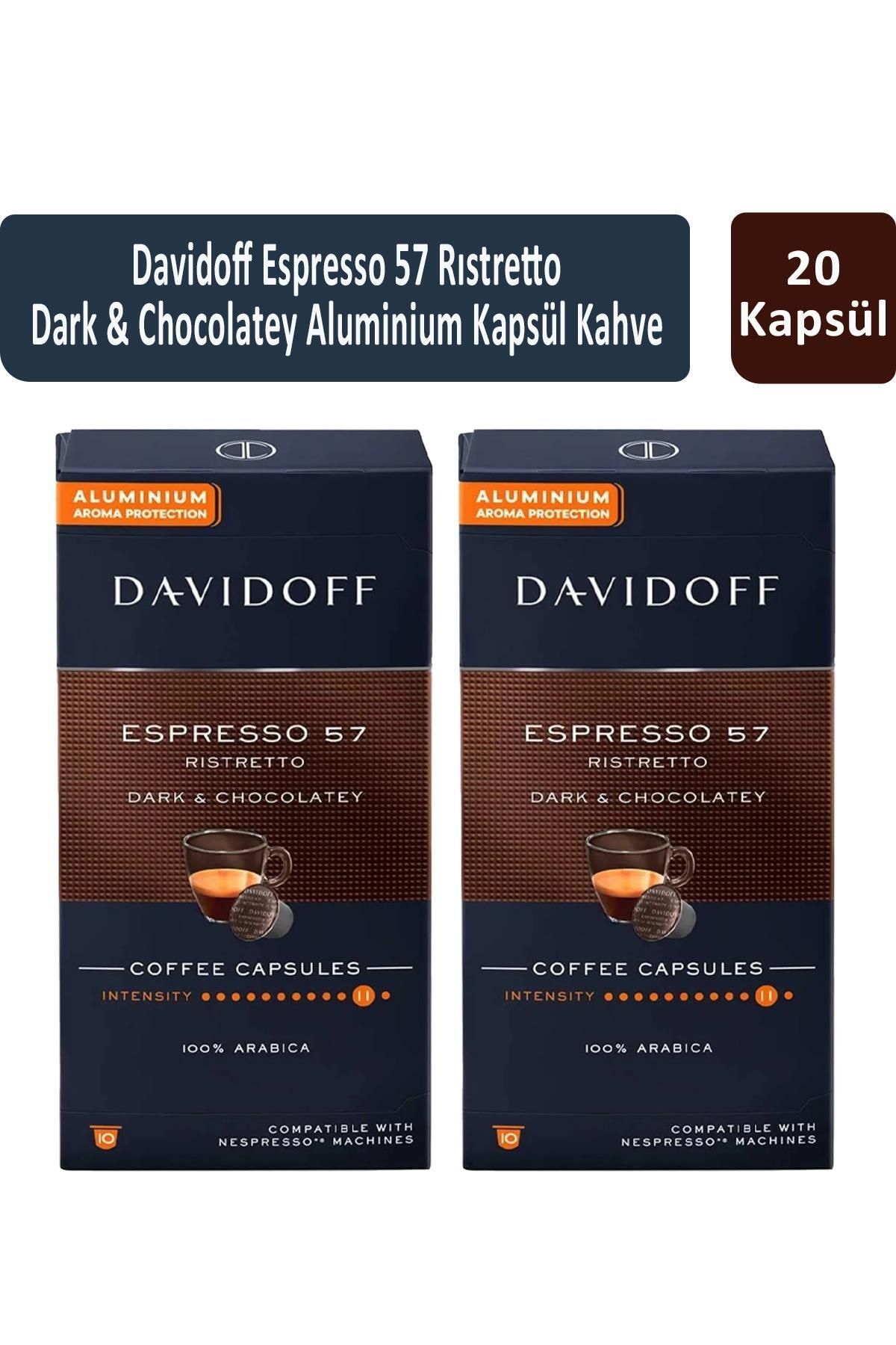 Tchibo Espresso 57 Ristretto Dark & Chocolatey Kapsül Kahve x 2 Adet