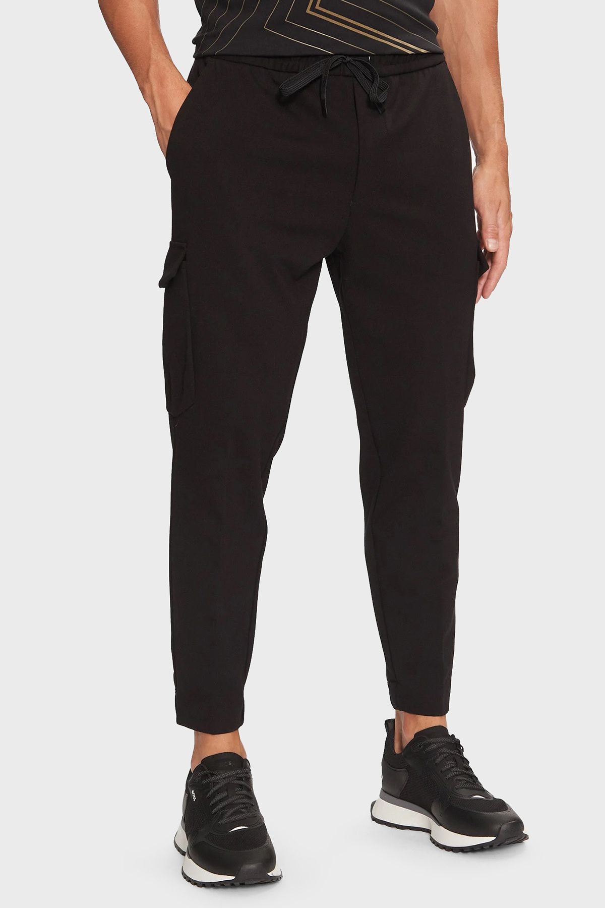 Logo Slim Fit Pants Jogger شلوار مردانه 50522626 001 BOSS