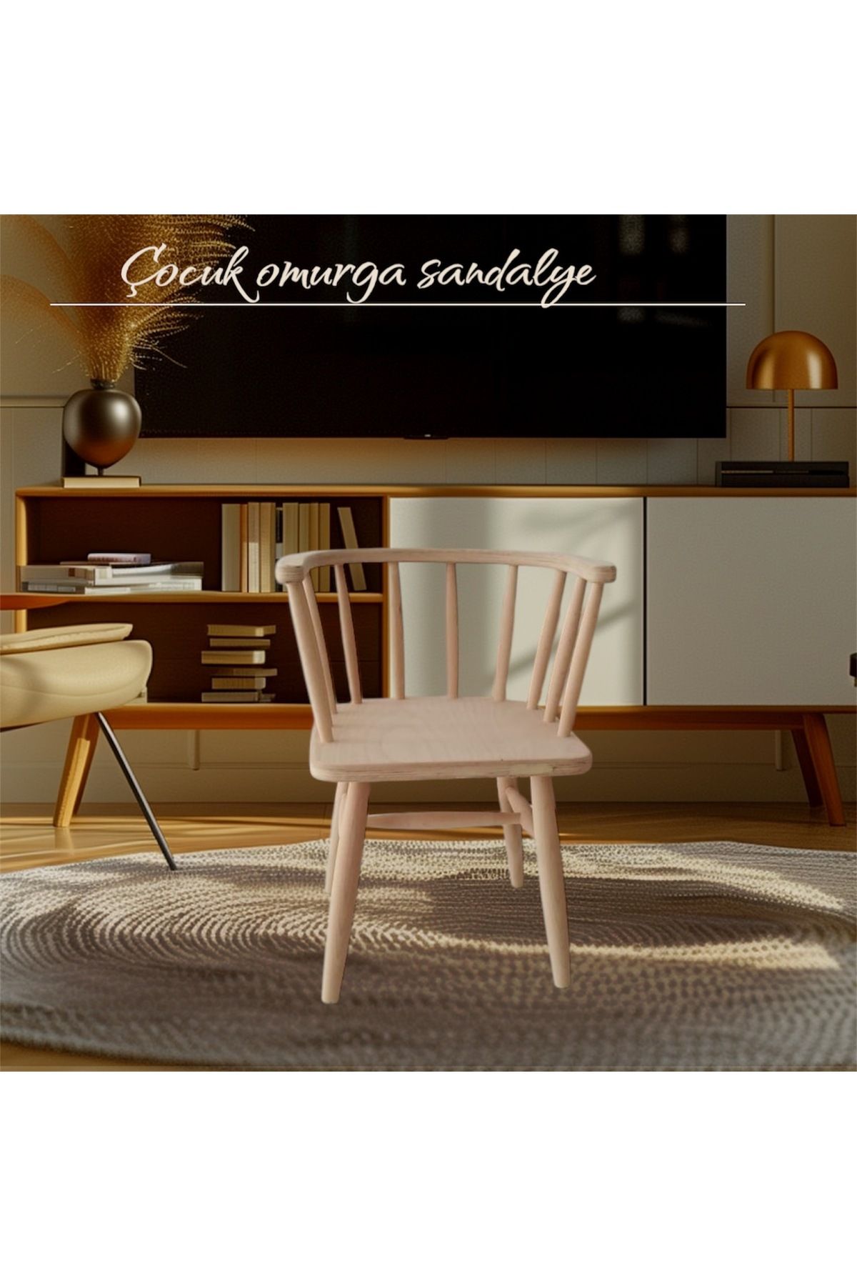 Ahşap çocuk sandalye