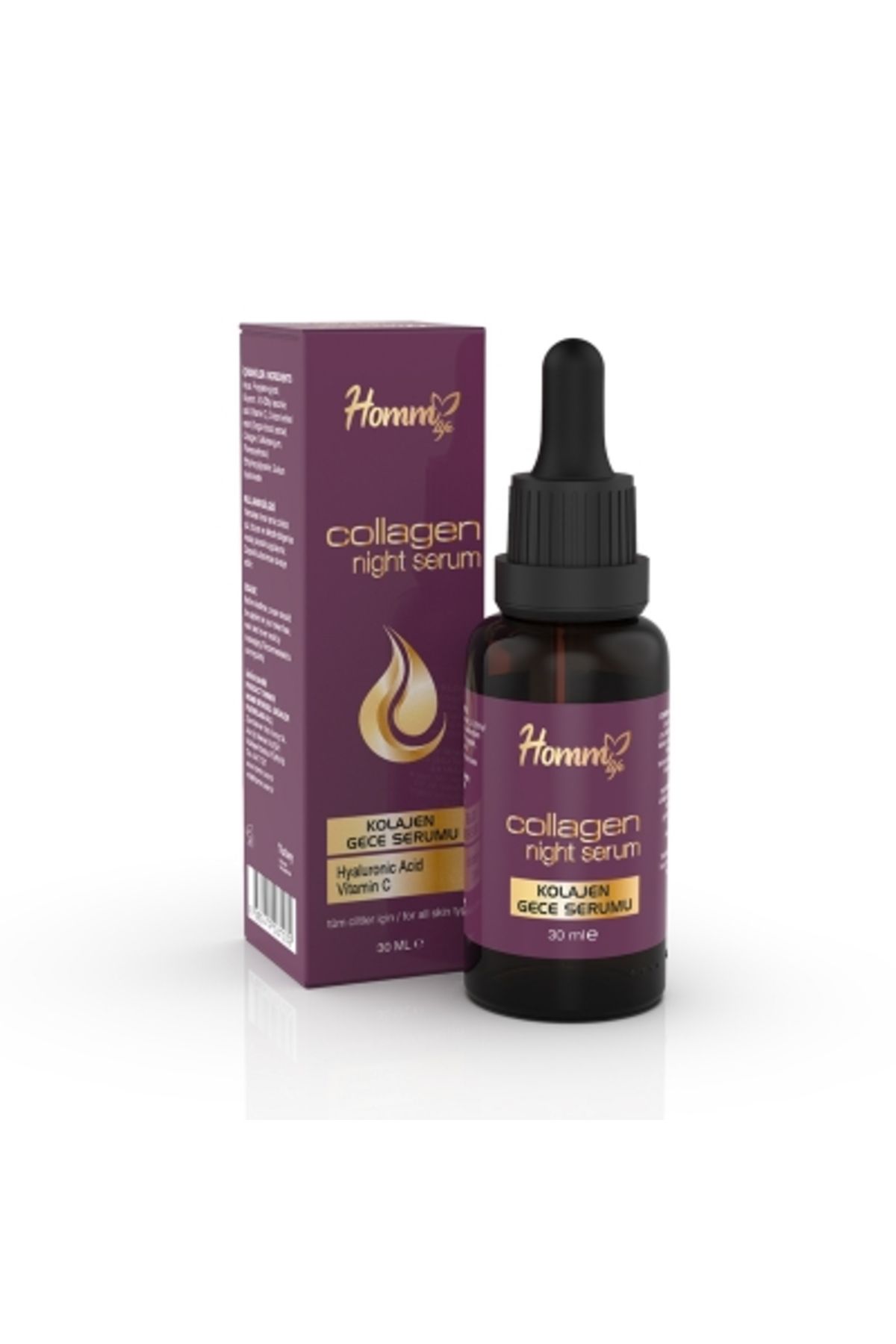 Homm Life Kolajen Gece Serumu 30 ml