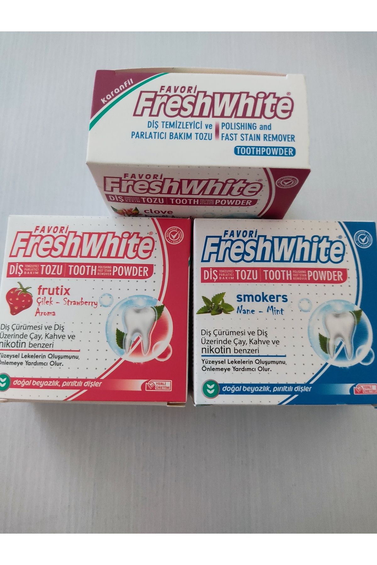 Favori Fresh White FAVORİ FRESH WHİTE DİŞ TOZU 50 GR MİX