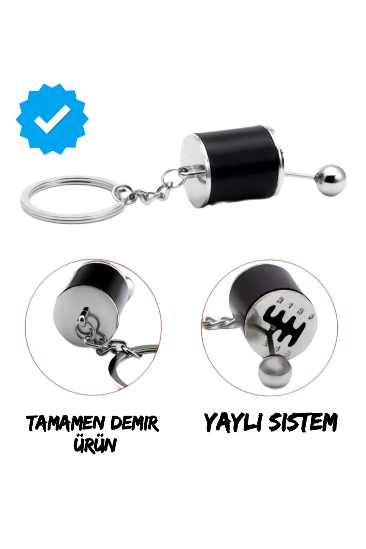 Pix Art On-Shift Keychain Sliding Gear Shift Crossing the Best Quality Is All Steel 3