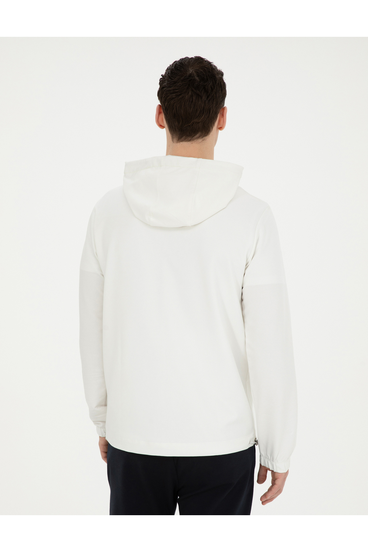 Pierre Cardin Beyaz Regular Fit Örme Hırka 50285410-VR013 görsel 5