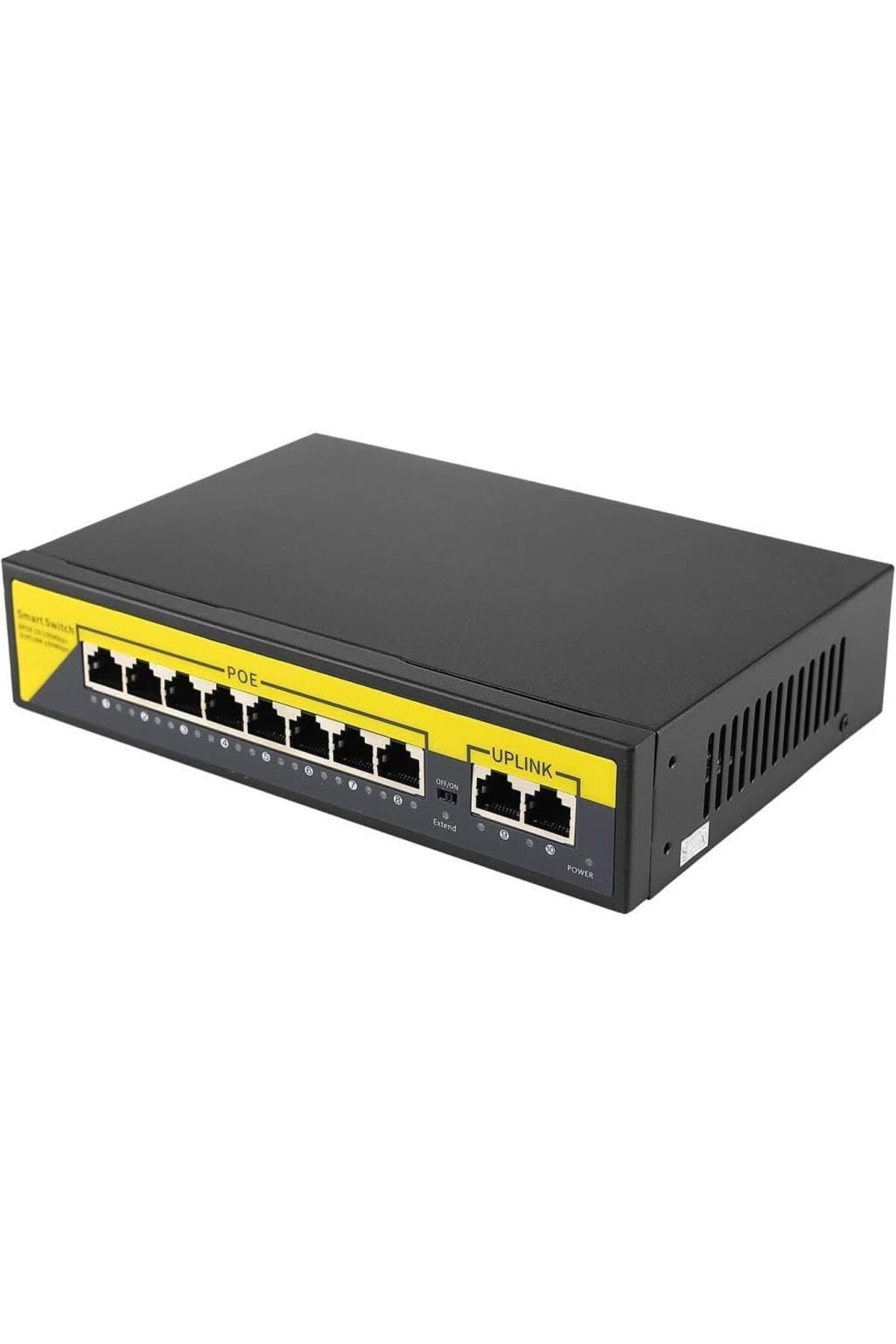 starnewstore enshp PX-1010B 8 Port 10/100M POE Switch, ip Kamera Poe Switch anahtarı-(4 + 2) 100m iletim mesafes