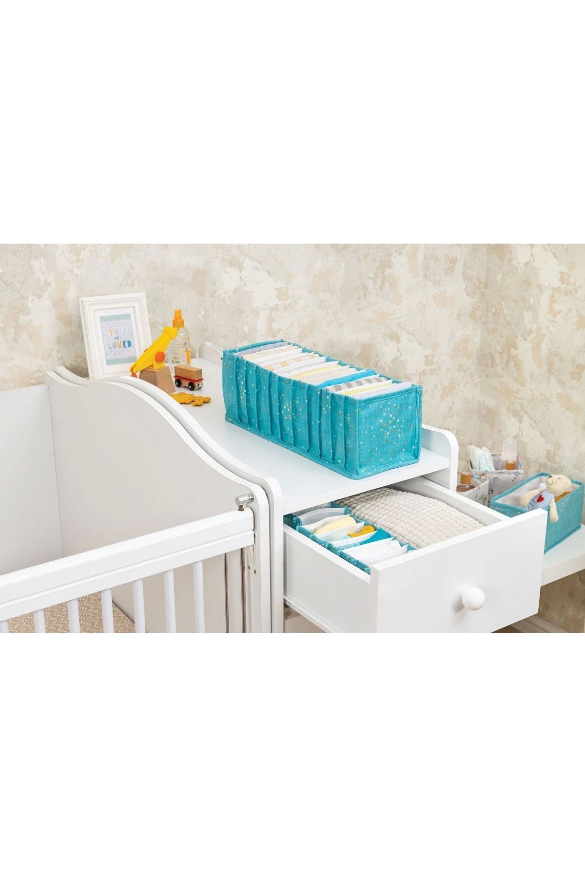 Astra Market Baby Akordiyon Organizer Çekmece Düzenleyici Medium (yeşil) - 04096