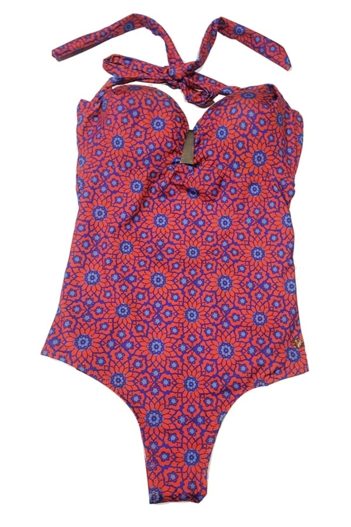 Black Spade Kadın Mayo 8258 Printed Baskılı 36