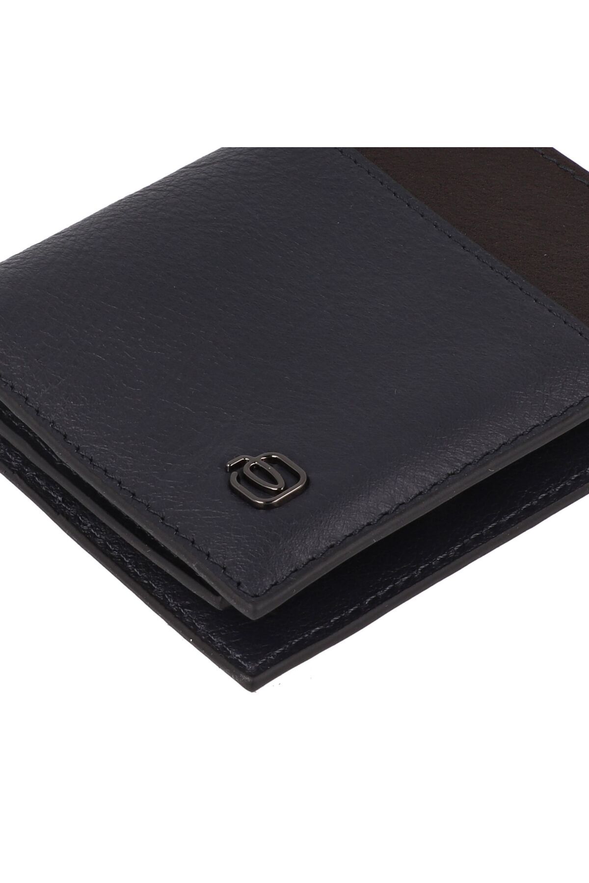 PIQUADRO-Black Square Husa card de credit Protecție RFID Piele 9 cm 4