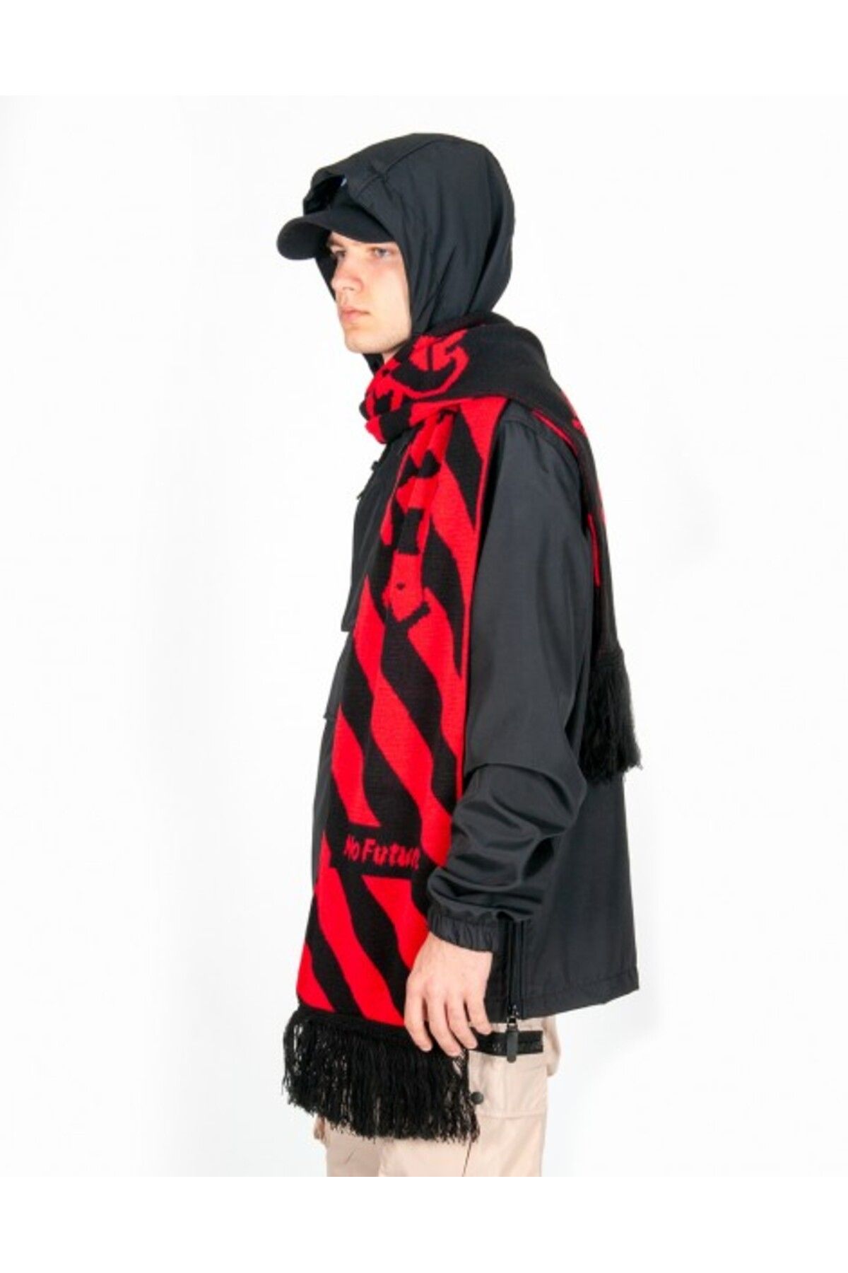 No Future-Nf0177Sykz Double Sided Scarf 2