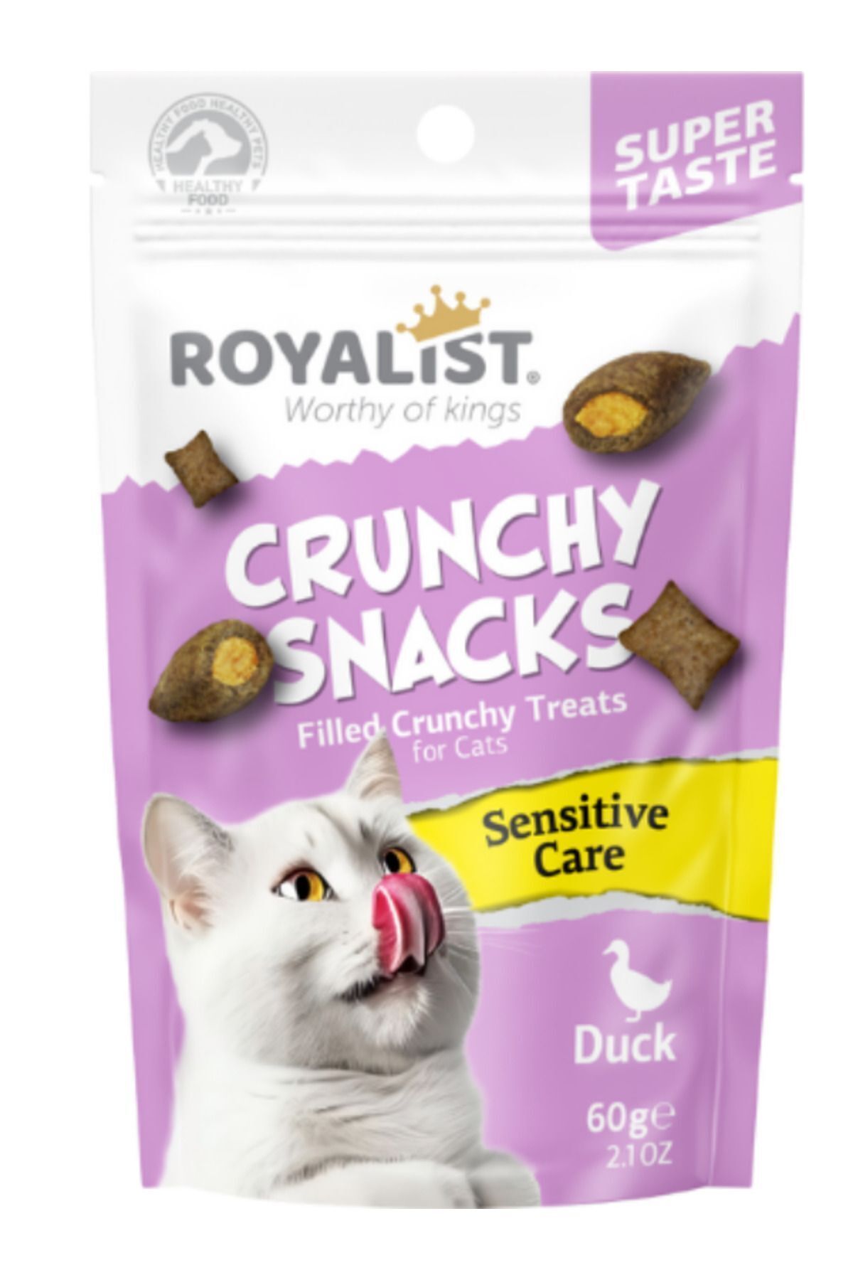 CRUNCHY SNACKS DUCK /SENSİTİVE CARE 60 GR