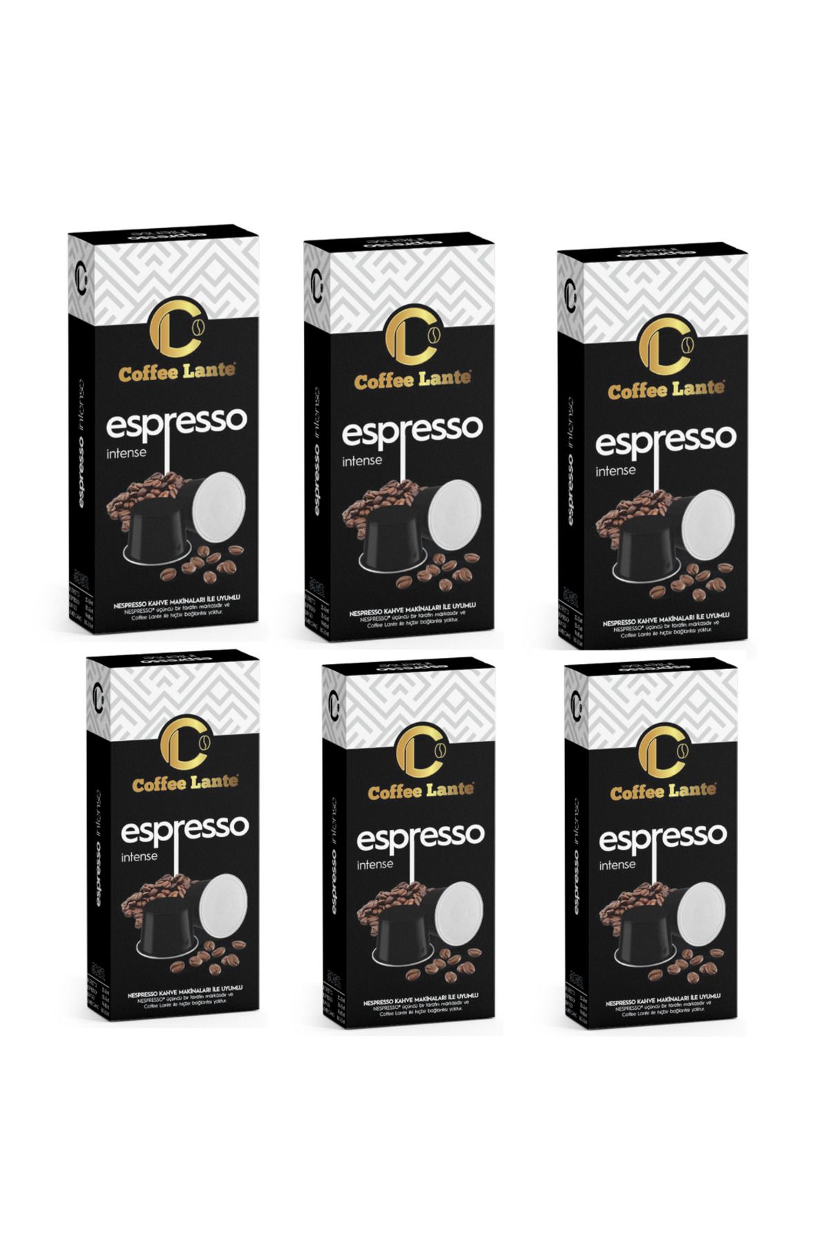 Coffee Lante Aluminyum Nespresso® Uyumlu Kapsül Kahve Espresso 60 Kapsül