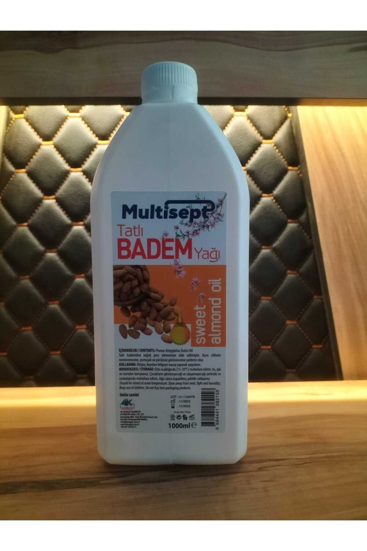 MULTİSEPT TATLI BADEM YAĞI 1000 ML*3 ADET