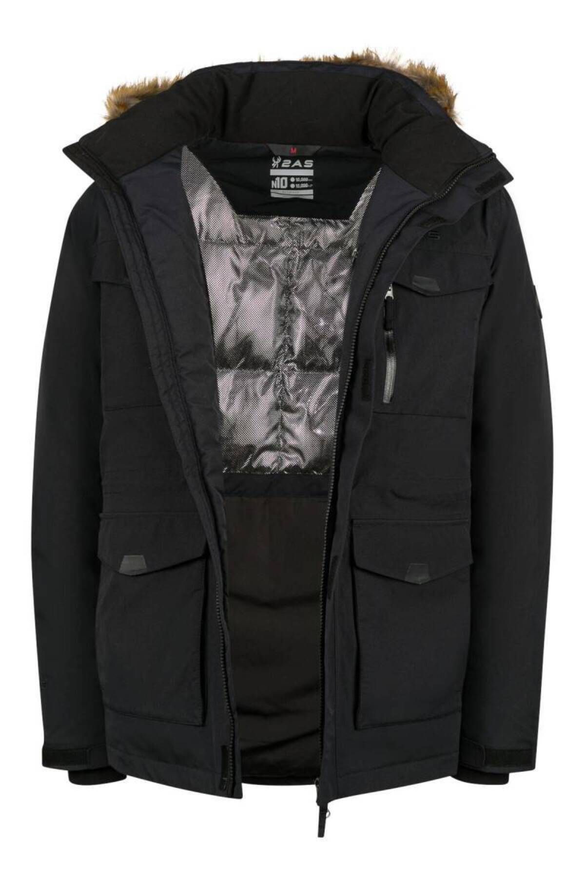 2AS-Saalbach Down Coat Black 5