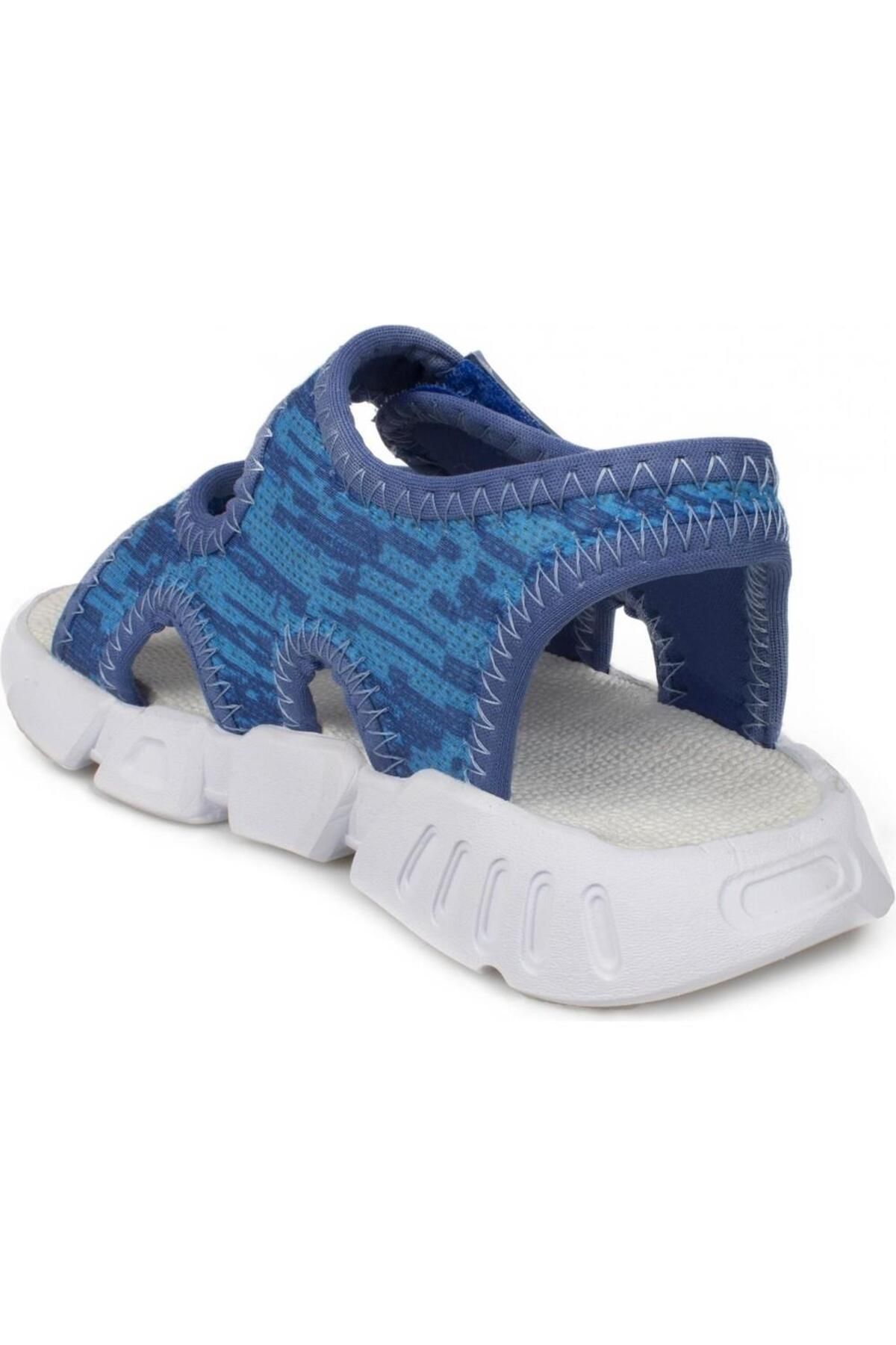 صندل آبی دخترانه و پسرانه بچگانه 187 Kuki Comfort سبک آناتومیک روزمره Vicco