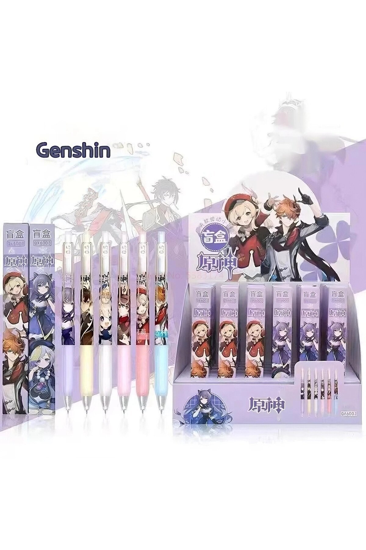 Home 1 ADET Genshin Anime Blind box Tükenmez Kalem - Fiyatı, Yorumları