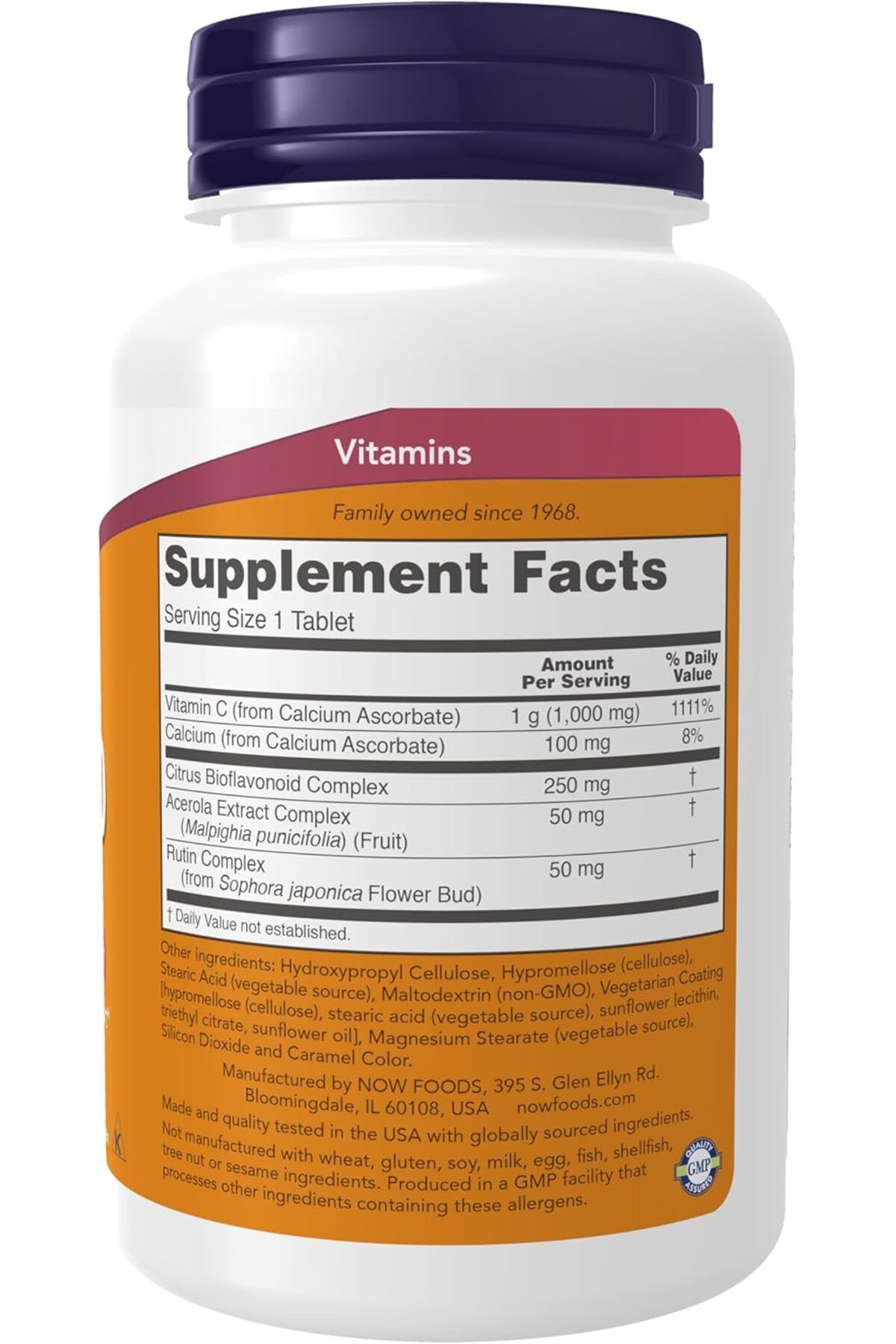 Now Foods-C-1000 Buffered Citrus Bioflavonoid Calcium Routine Acerola Complex - Vitamin C 2