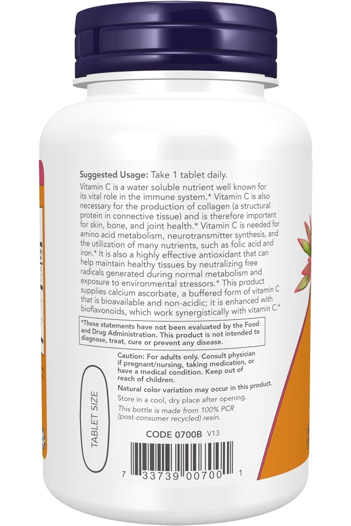 Now Foods-C-1000 Buffered Citrus Bioflavonoid Calcium Routine Acerola Complex - Vitamin C 3