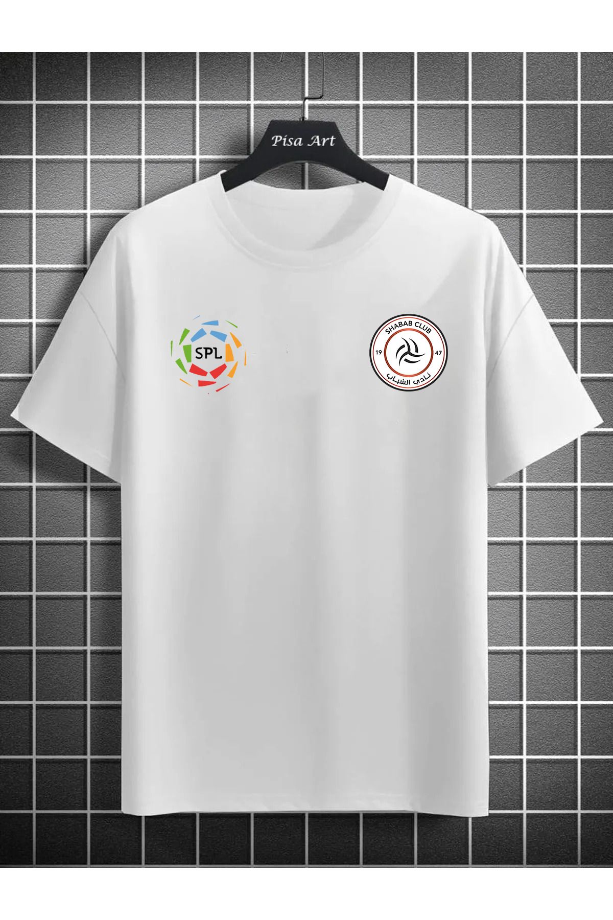 Pisa Art Al Shabab Suudi Pro Ligi Özel Tasarım Taraftar T-Shirt