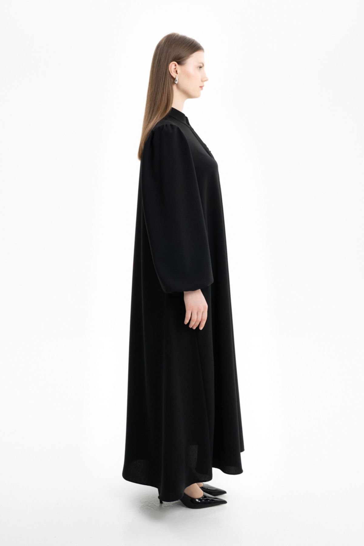 Aker-Modest Overcoat - Black - Long 2