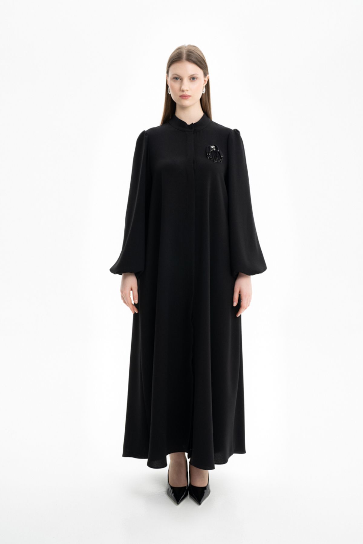 Aker-Modest Overcoat - Black - Long 1