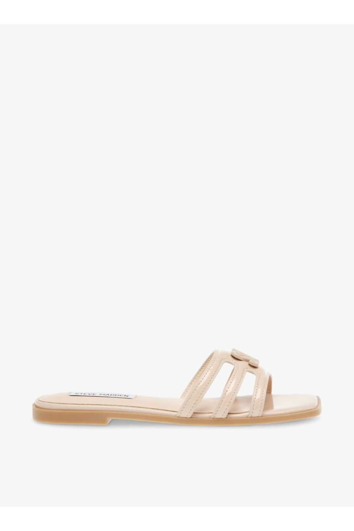 Steve Madden-Women's Solid Slip-On Flat Sandals 6