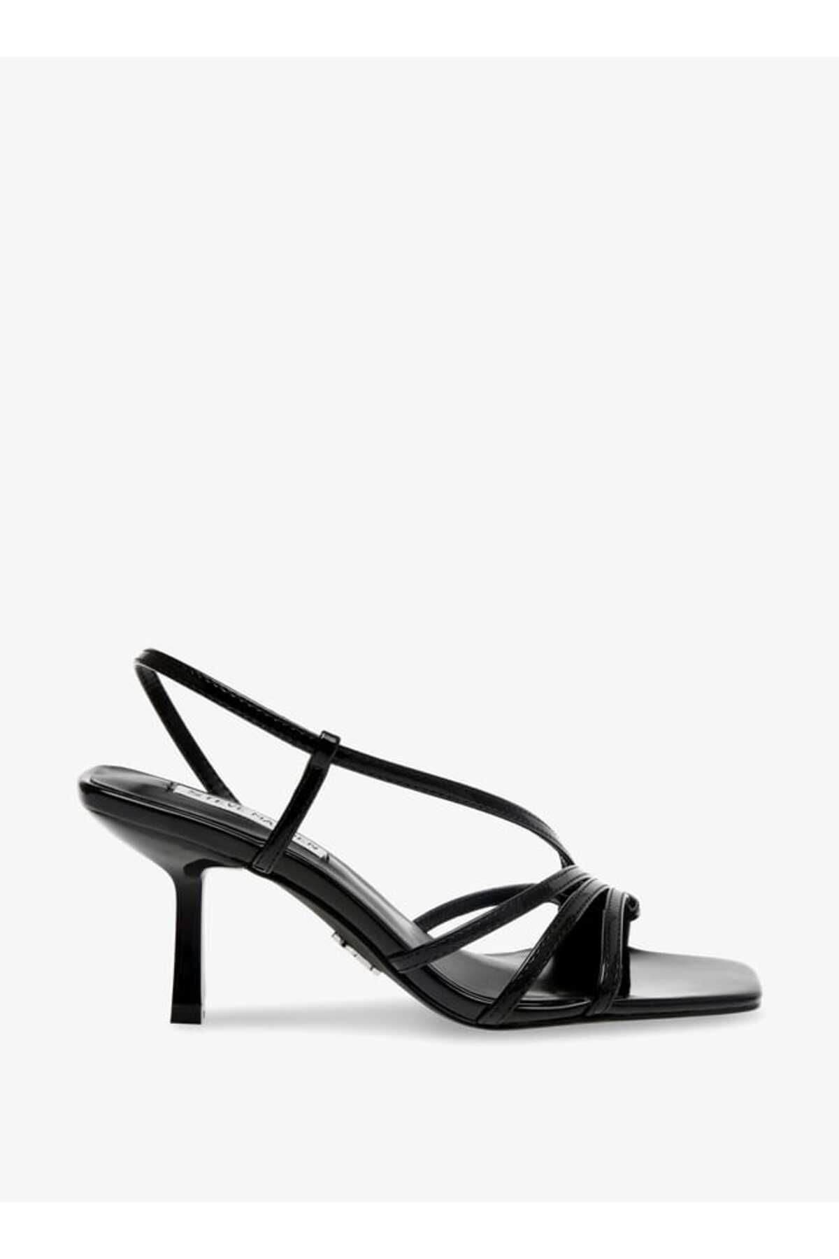 Steve Madden-Women's Solid Slip-On Sandals with Stiletto Heels 2