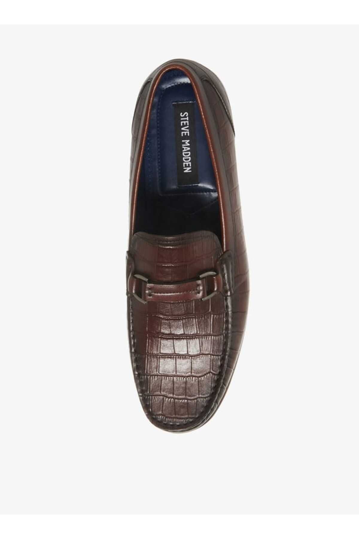 Steve Madden-Men's Textured Slip-On Loafers 7