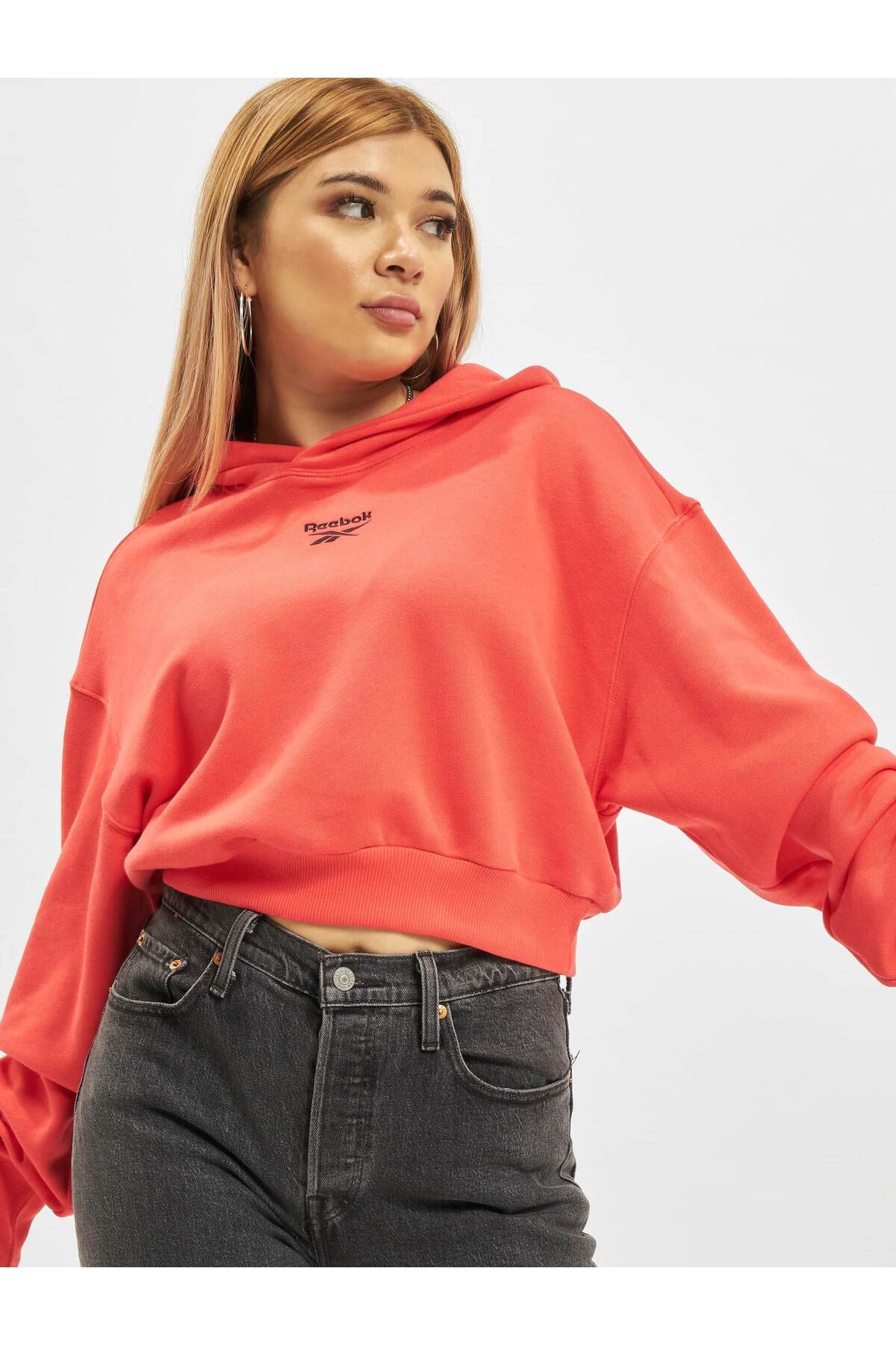 Reebok-Damen C PF Cropped Hoodie 3